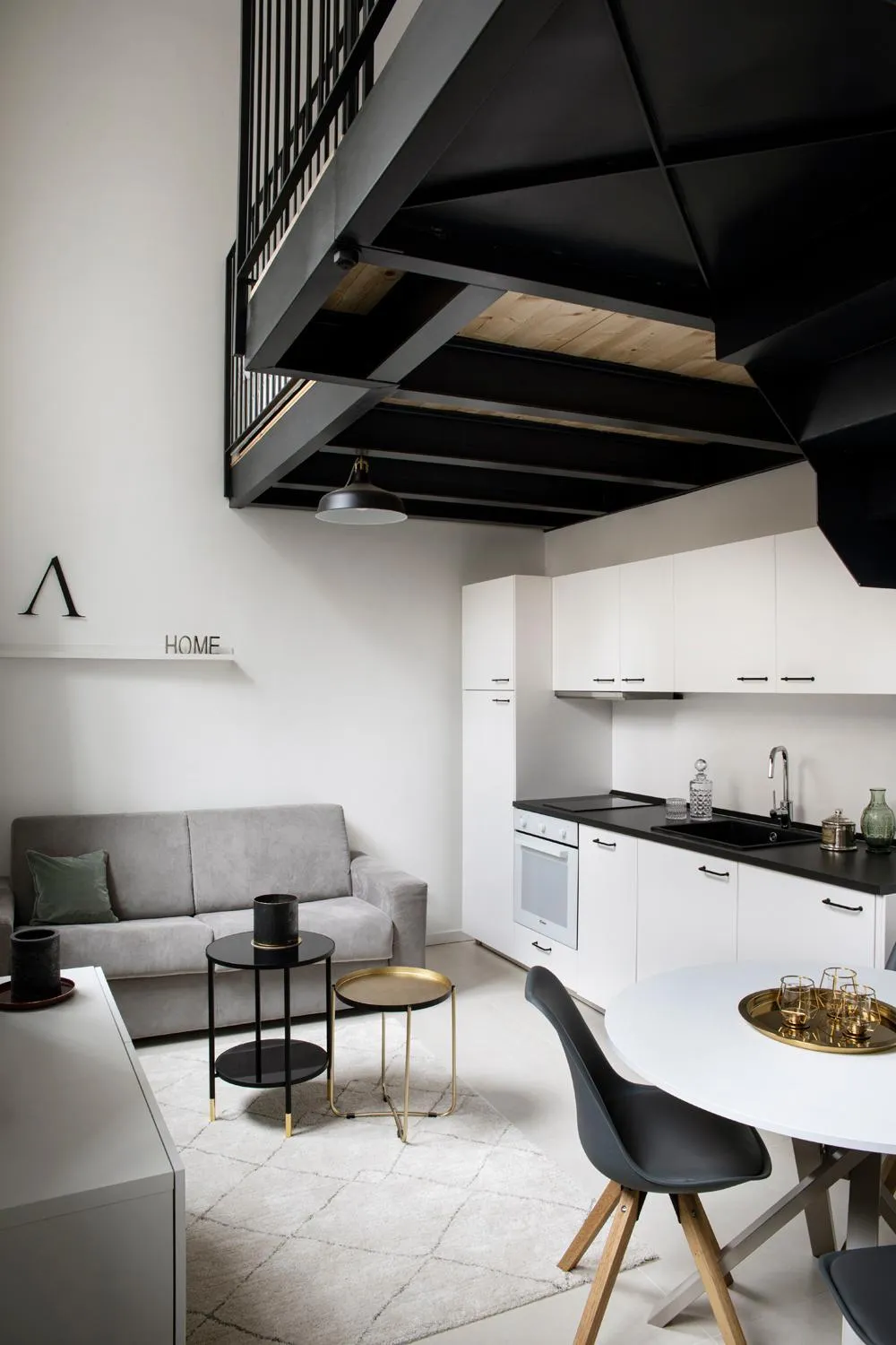 Kitchen or kitchenette in Aria Boutique Apartments Farneti