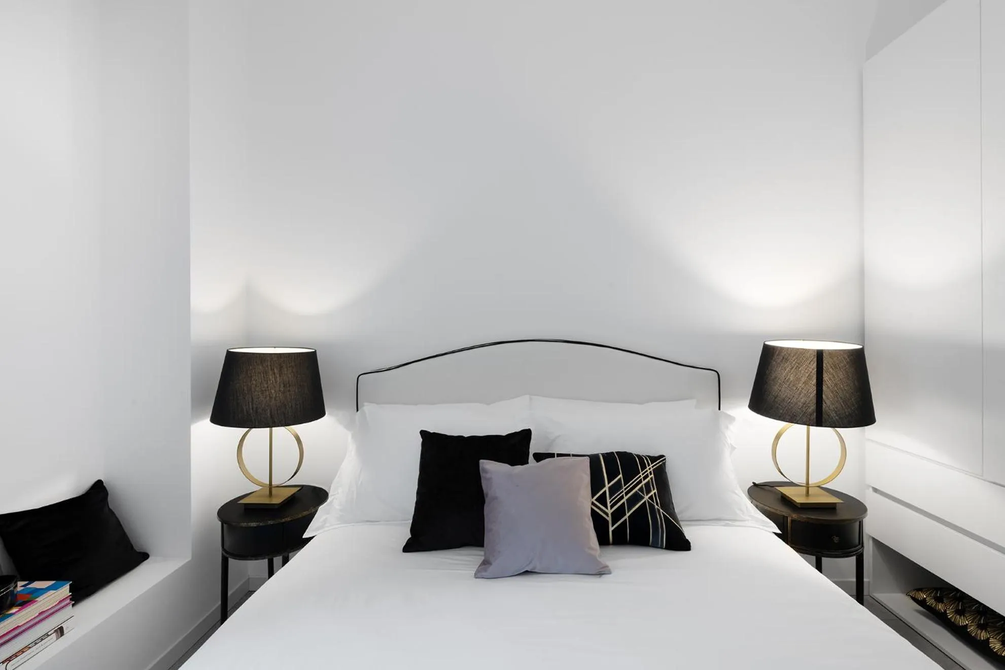 Bed in Aria Boutique Apartments Farneti