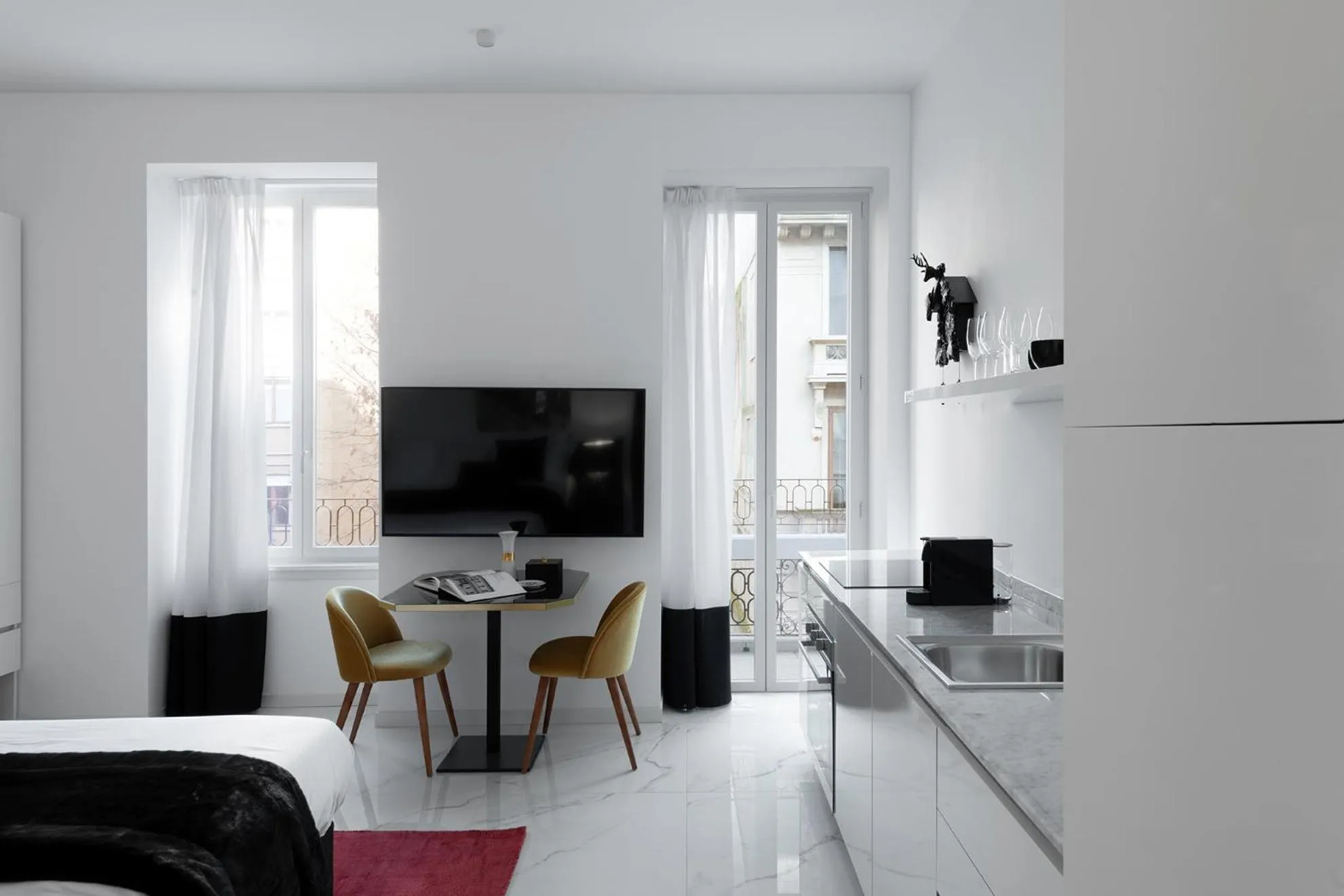 Living room in Aria Boutique Apartments Farneti