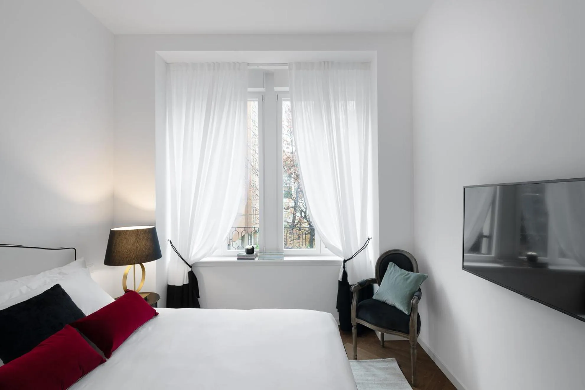 Bedroom, Bed in Aria Boutique Apartments Farneti