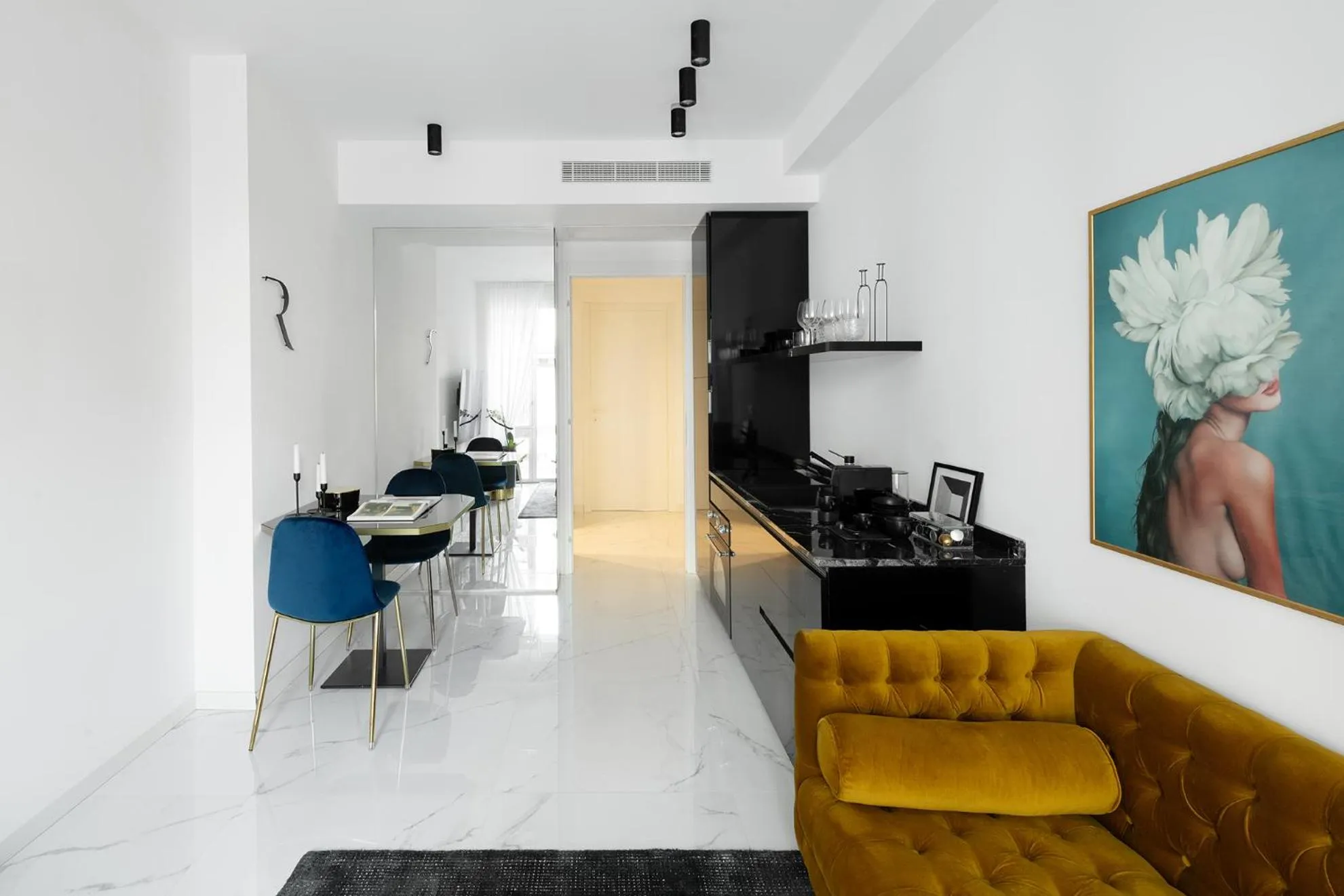 Seating area in Aria Boutique Apartments Farneti