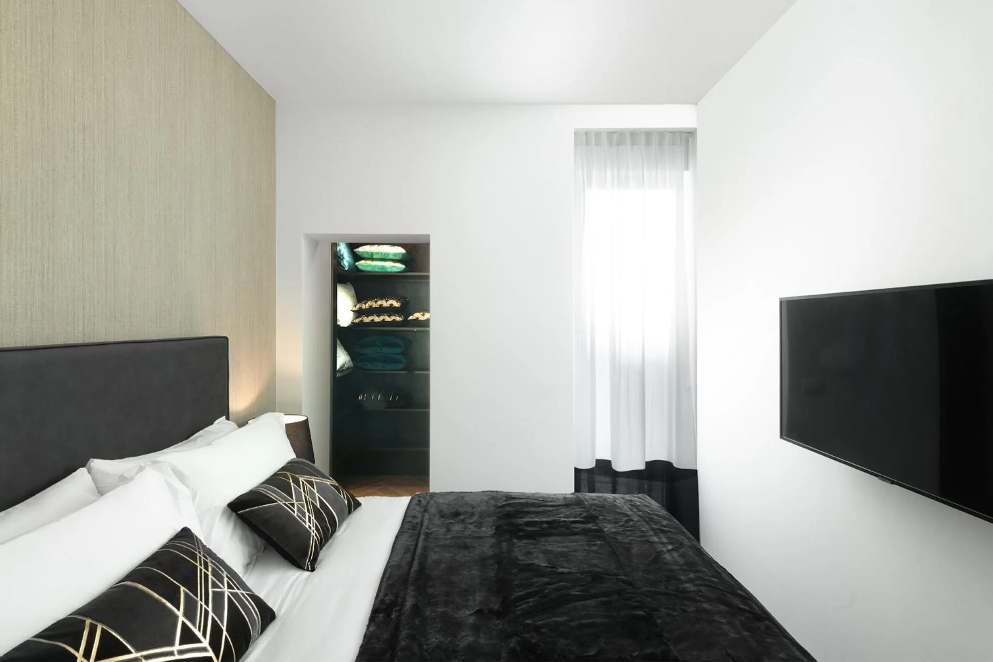 Bedroom, Bed in Aria Boutique Apartments Farneti