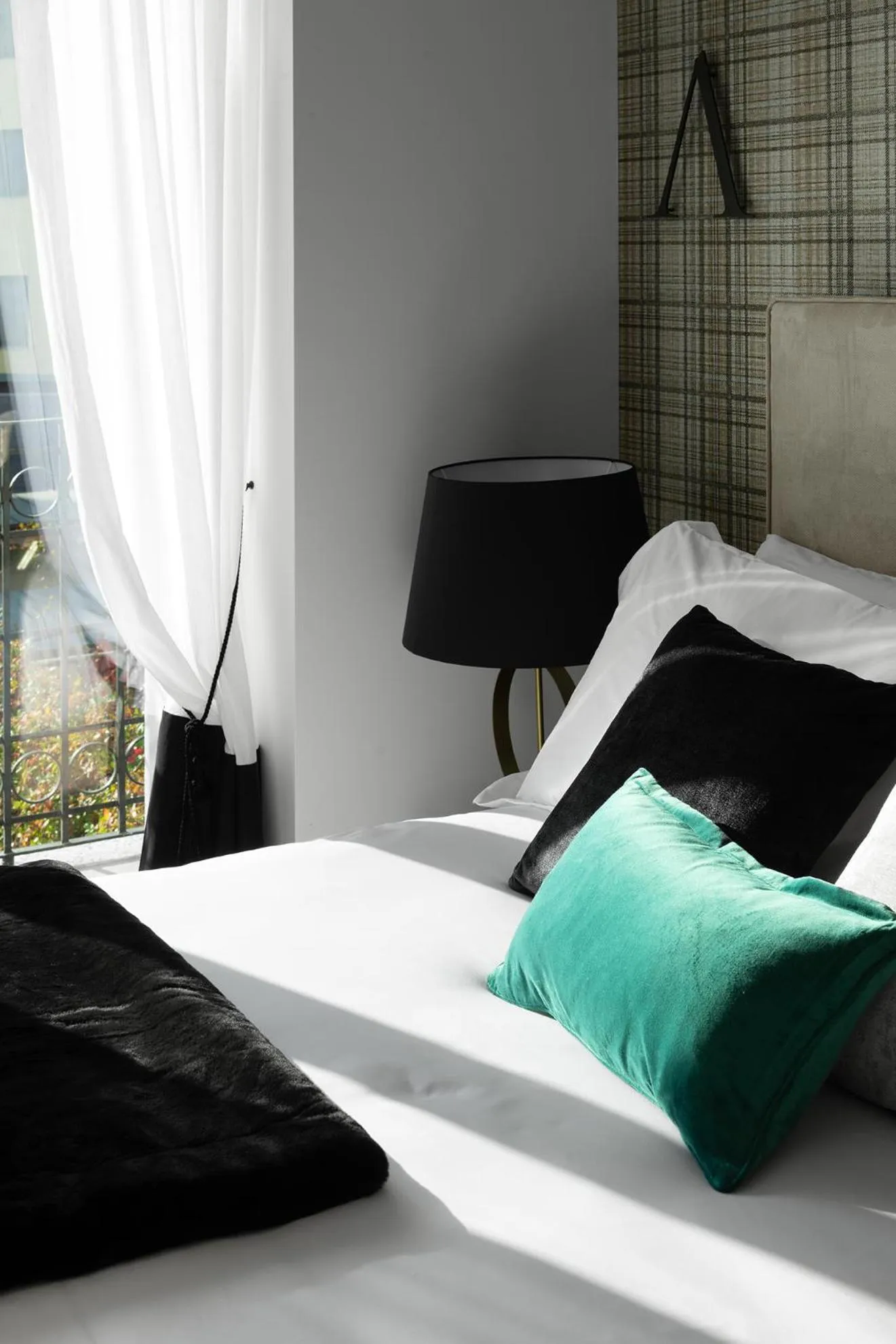 Bed in Aria Boutique Apartments Farneti