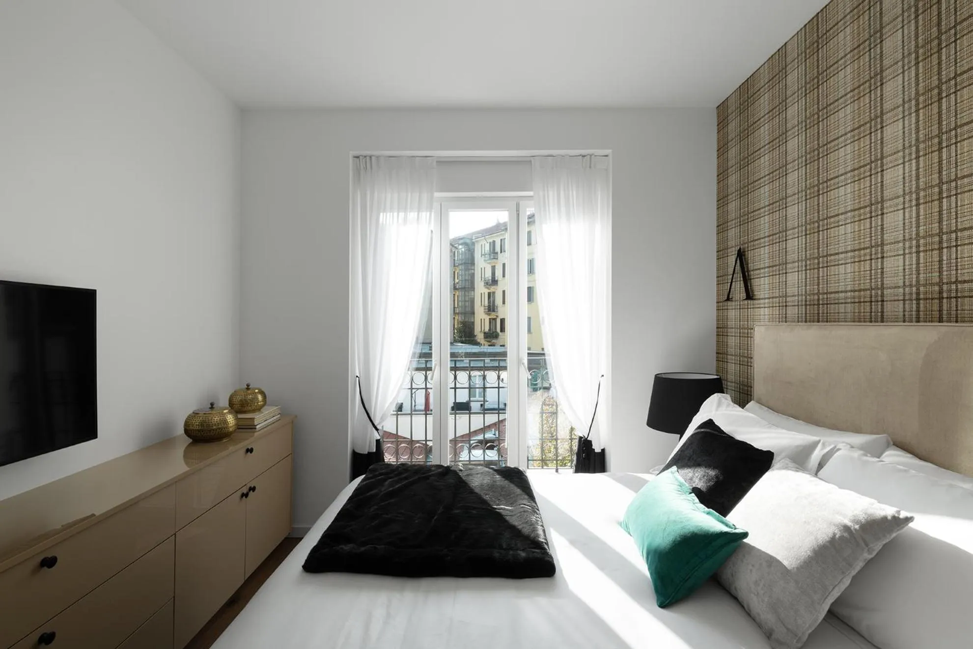 Bedroom, Bed in Aria Boutique Apartments Farneti