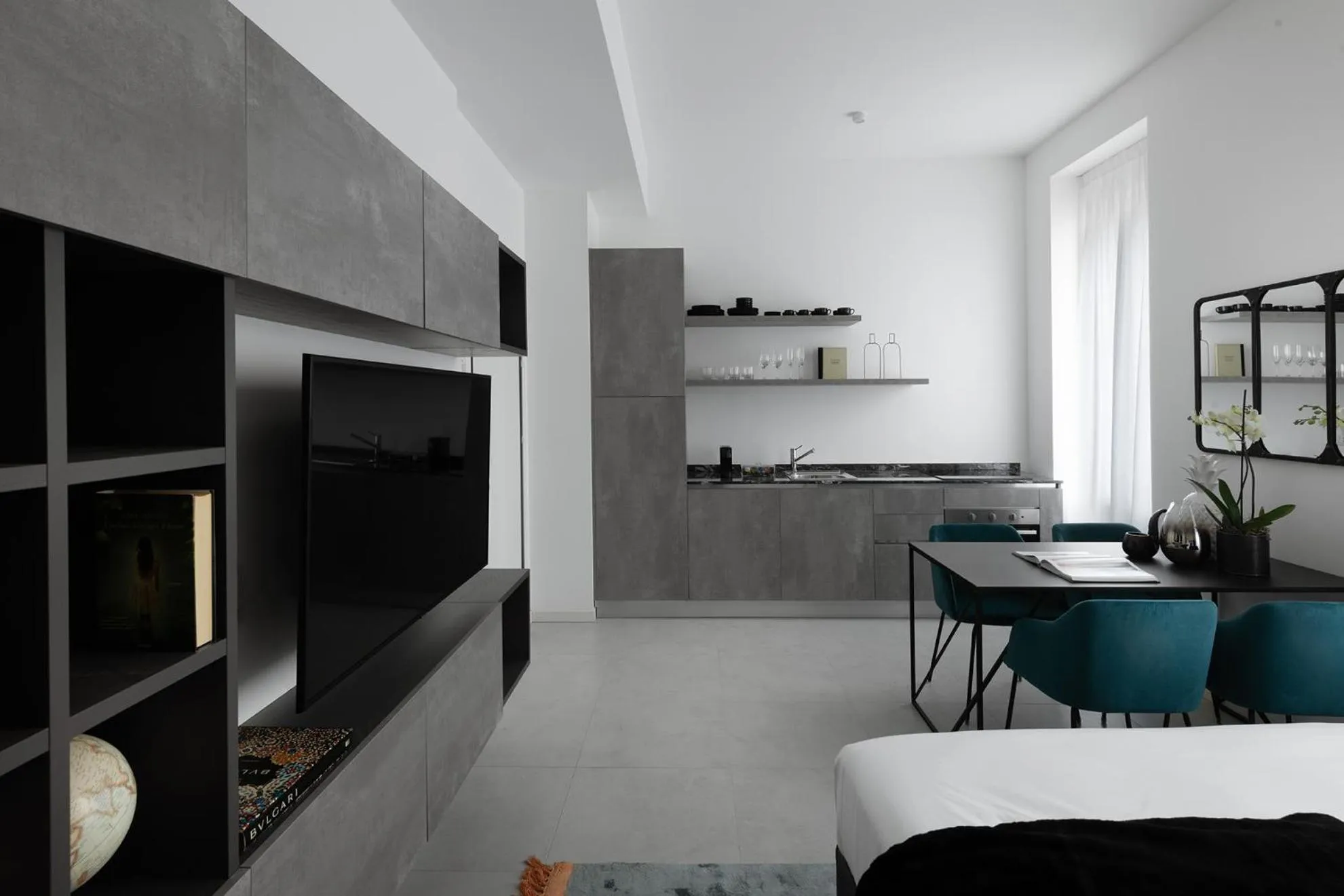 Kitchen or kitchenette in Aria Boutique Apartments Farneti