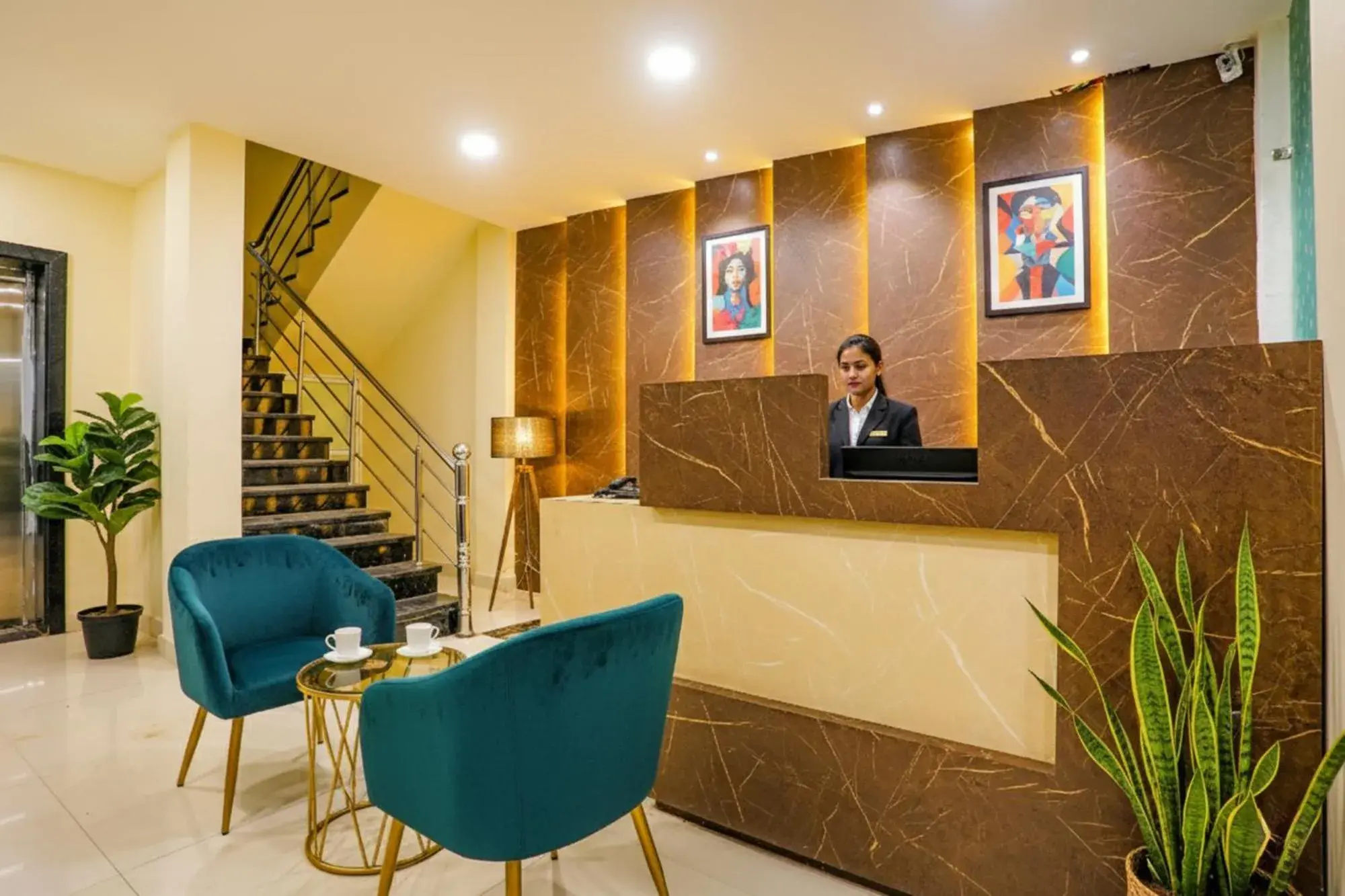 Lobby or reception in FabHotel Day2Day Lobby or reception in FabHotel Day2Day