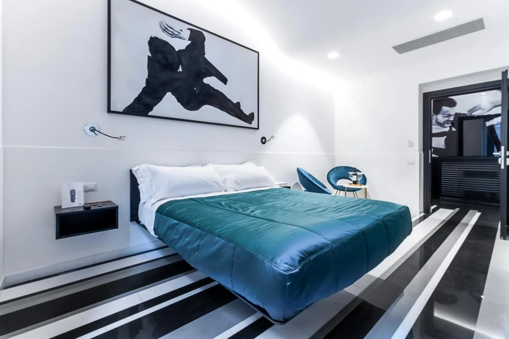 Bed in V-Accommodation IV Fontane