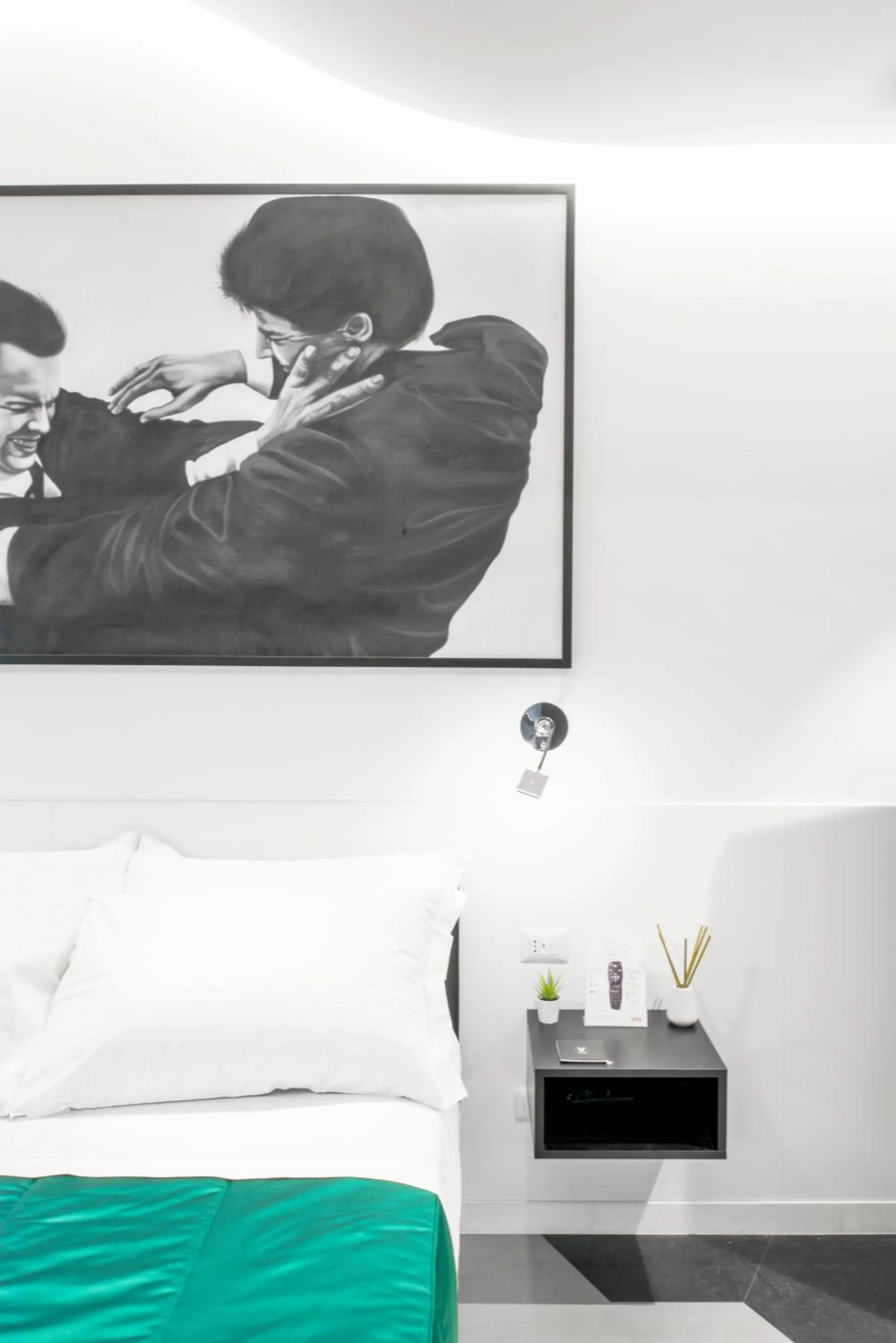 Bed in V-Accommodation IV Fontane