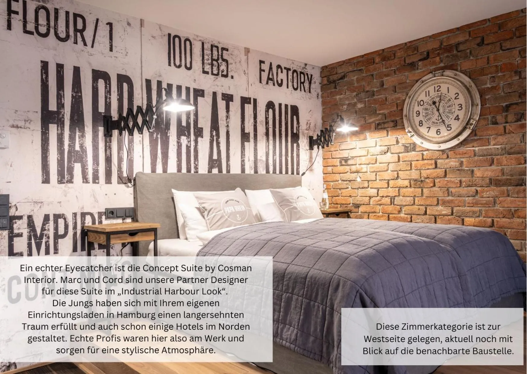 Bed in PAPA RHEIN - Hotel & Spa