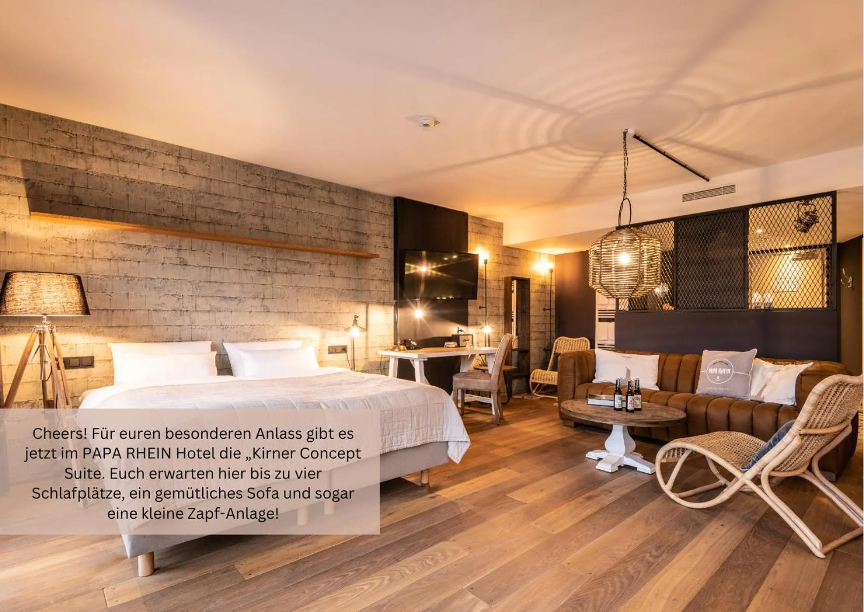 Photo of the whole room, Bed in PAPA RHEIN - Hotel & Spa