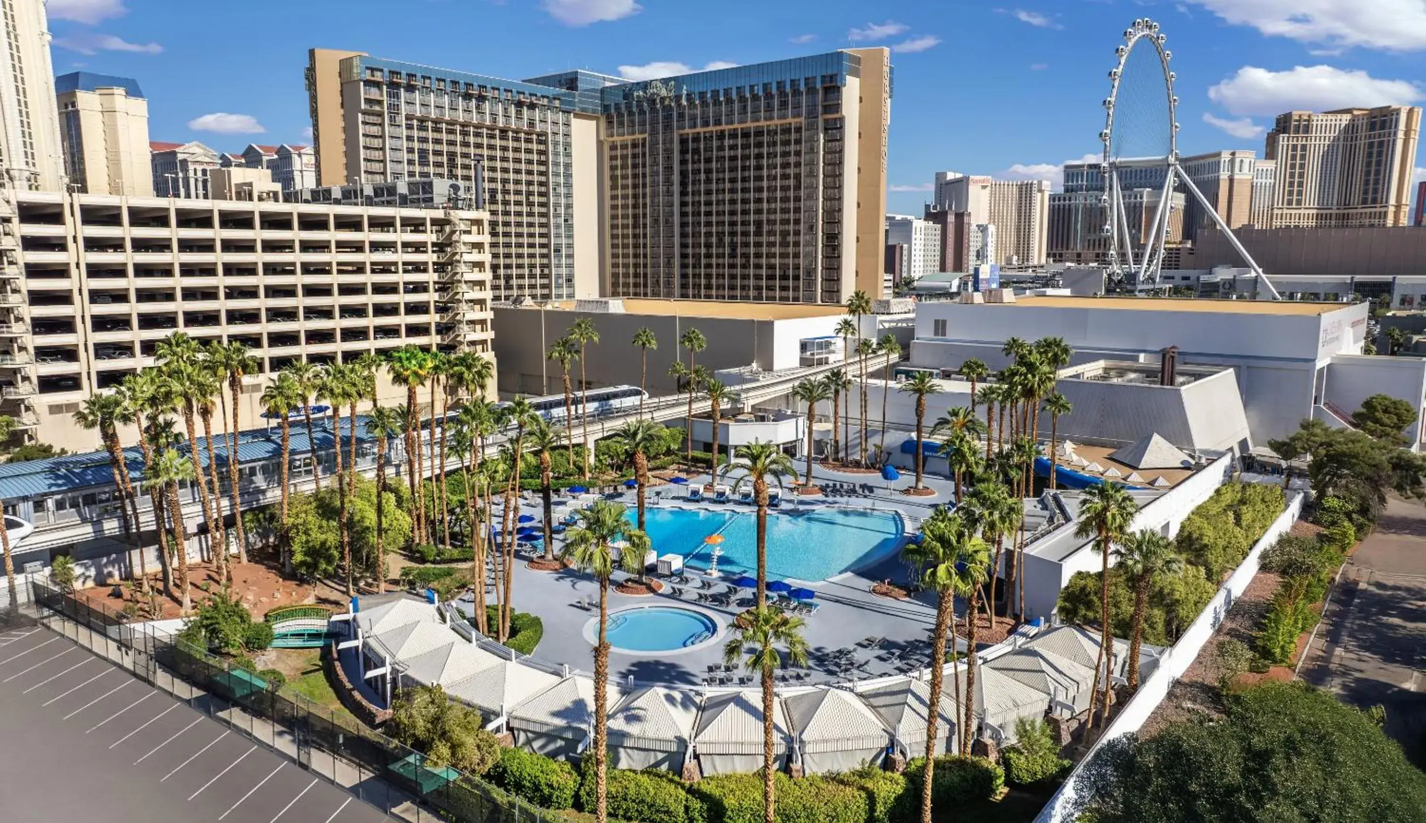 Swimming pool in Horseshoe Las Vegas Swimming pool in Horseshoe Las Vegas