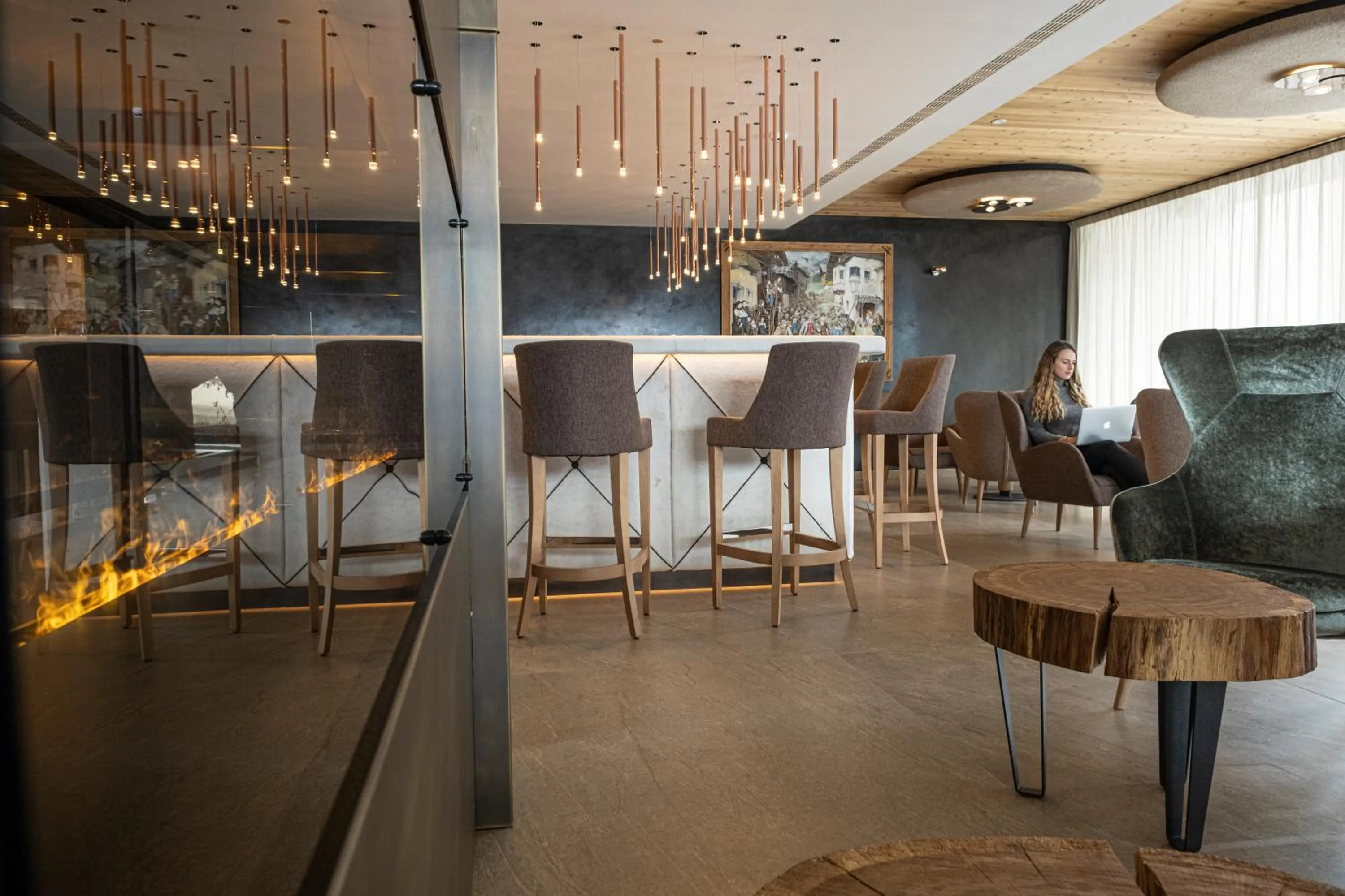 Restaurant/places to eat in Ciampedie Luxury Alpine Spa Hotel