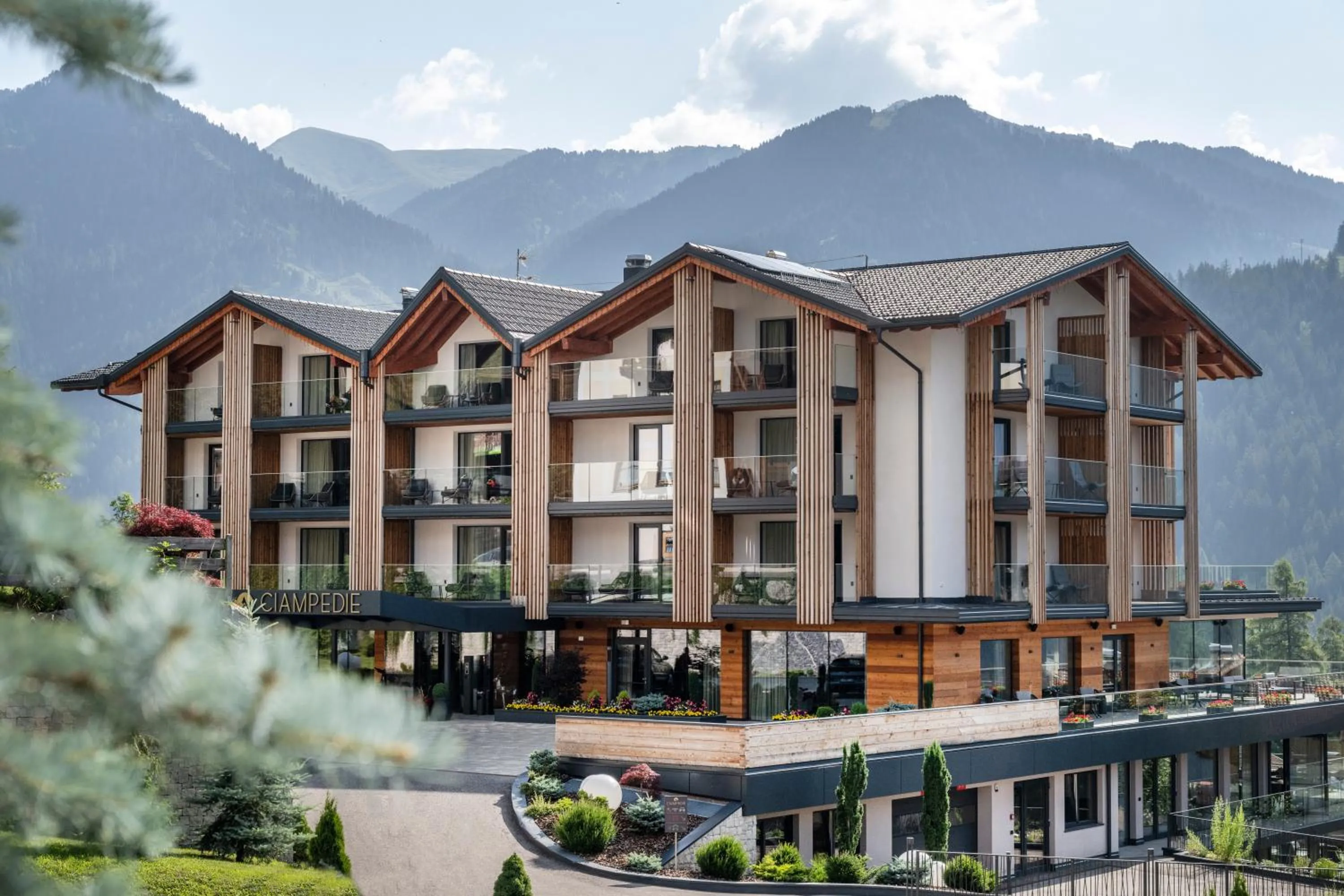 Property building in Ciampedie Luxury Alpine Spa Hotel
