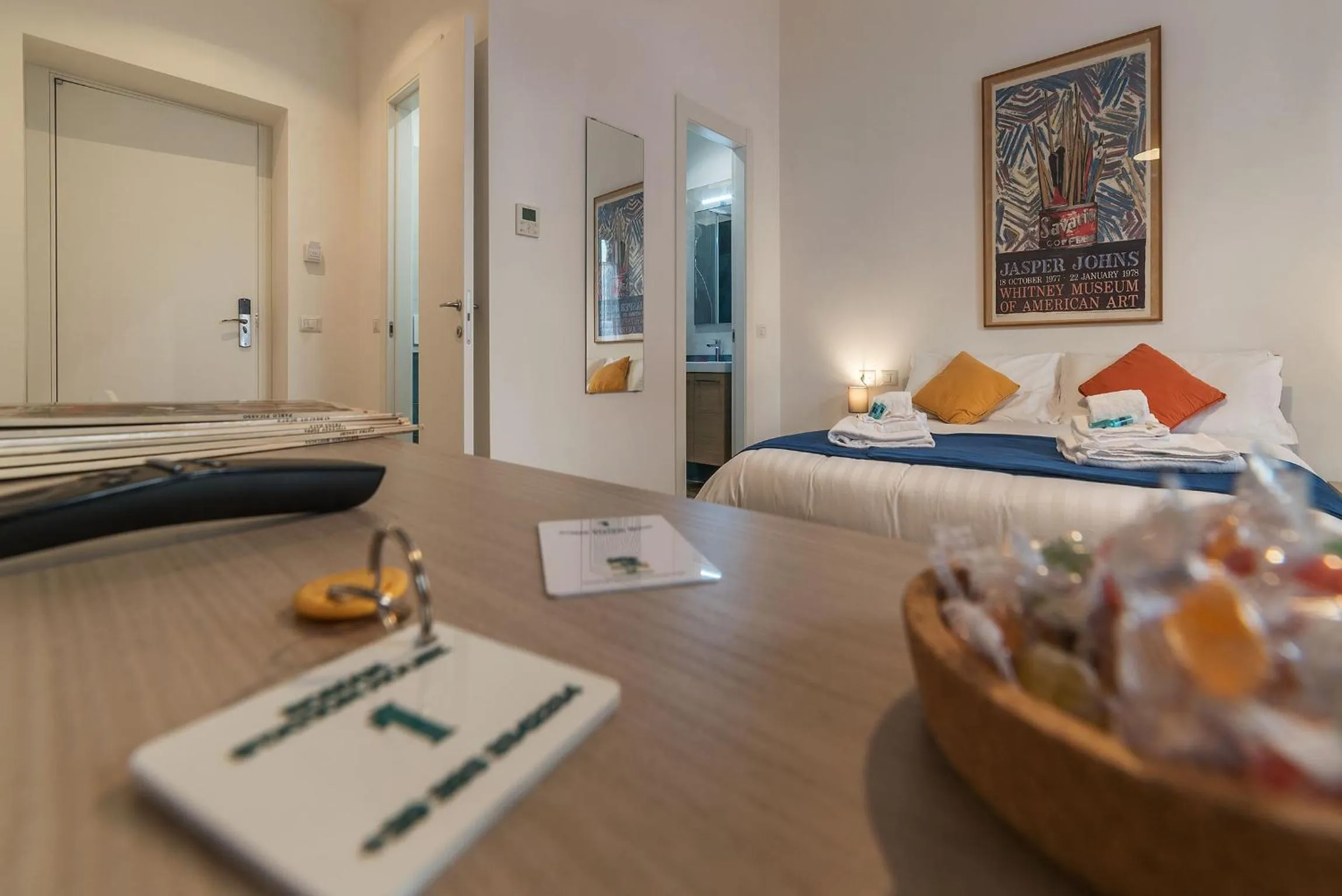 Bed in Roman Station House