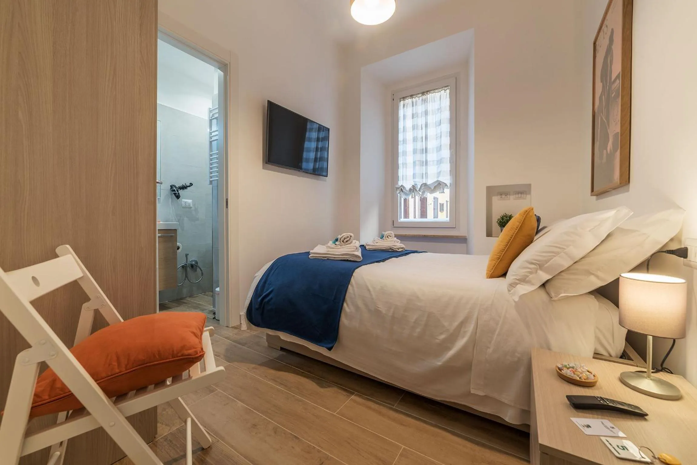 Bed in Roman Station House