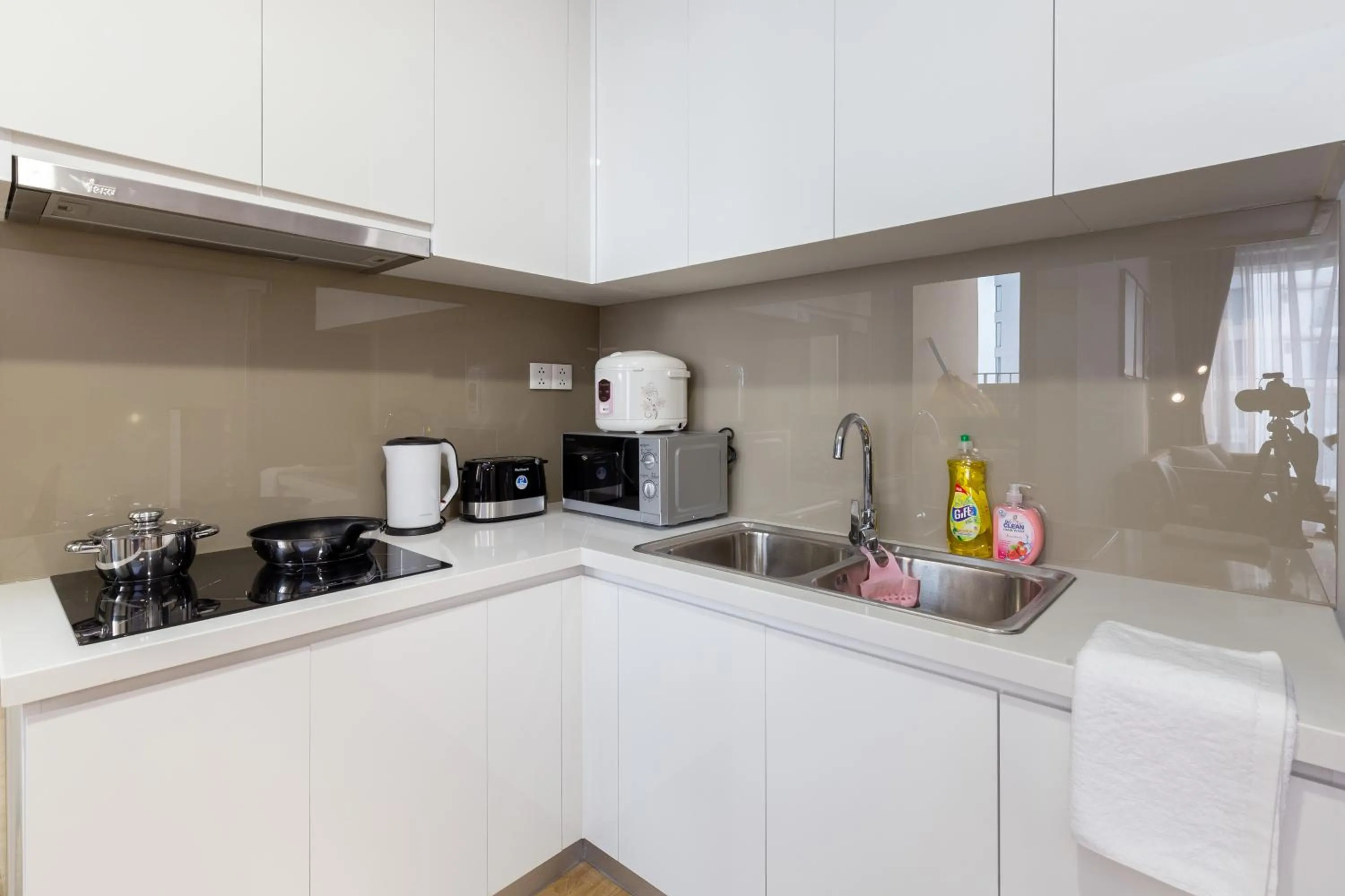 Kitchen or kitchenette in Blue Fingers Masteri An Phu