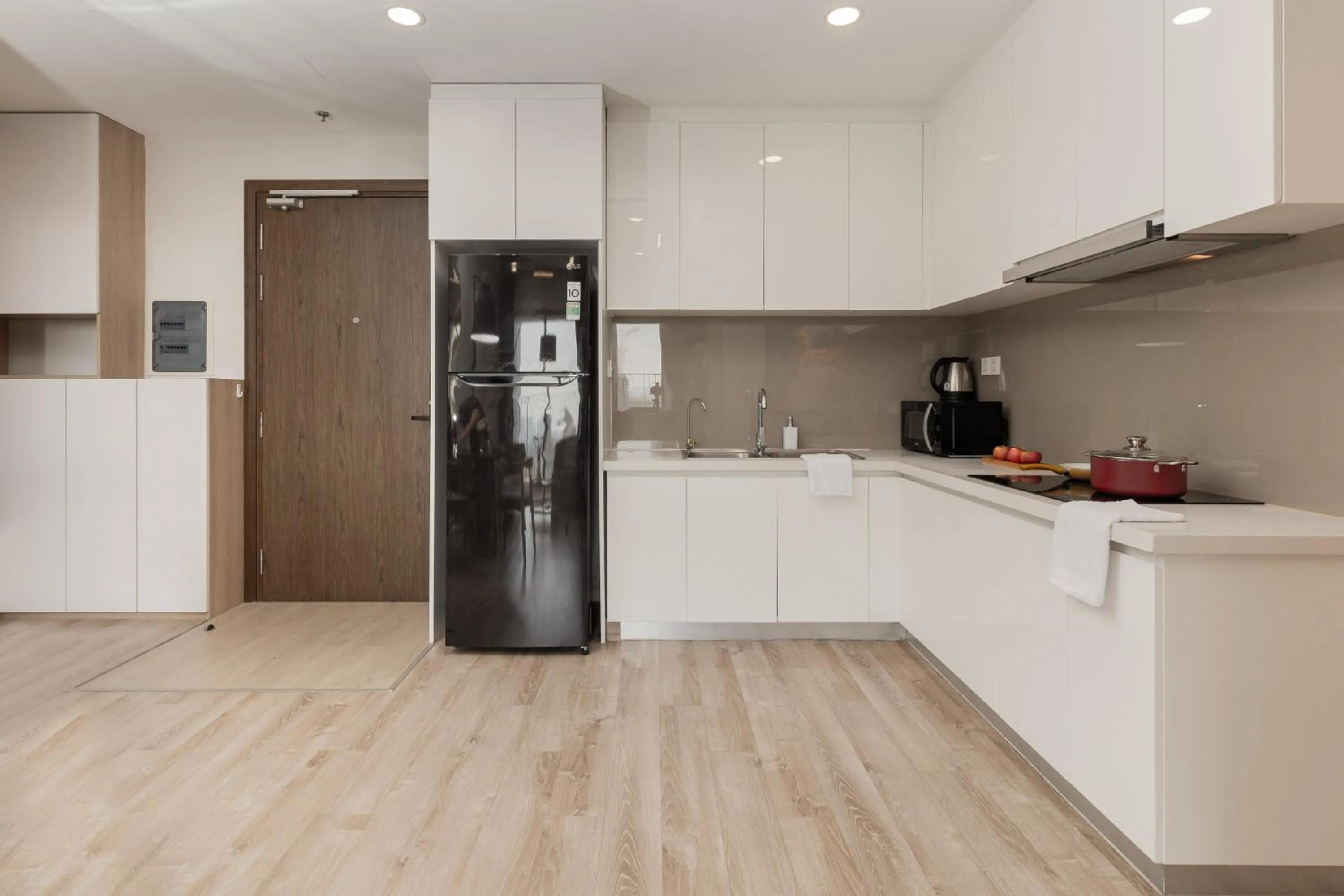 kitchen in Blue Fingers Masteri An Phu