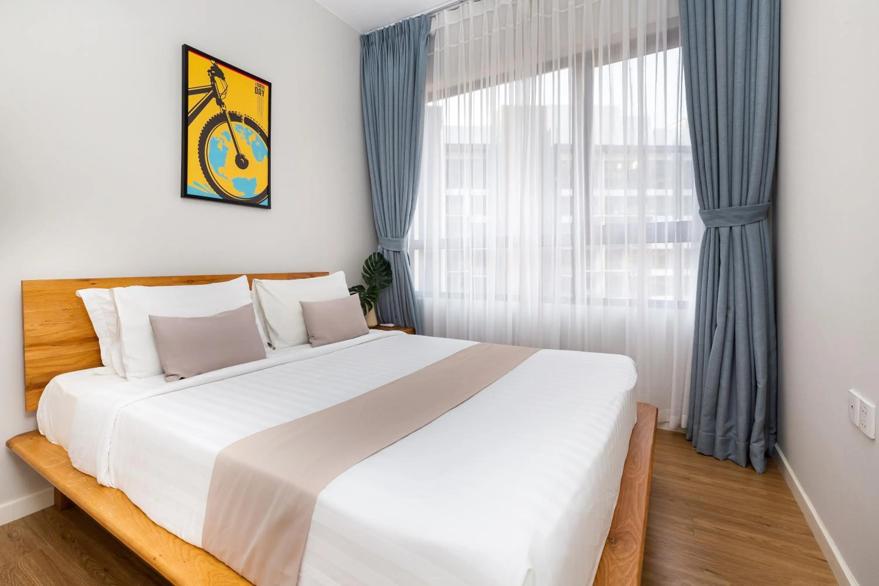 Bed in Blue Fingers Masteri An Phu