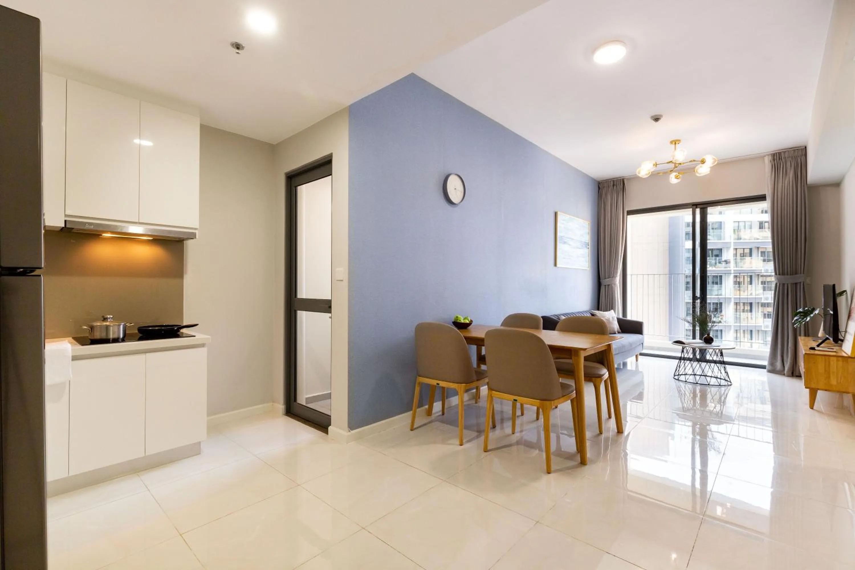 Kitchen or kitchenette in Blue Fingers Masteri An Phu