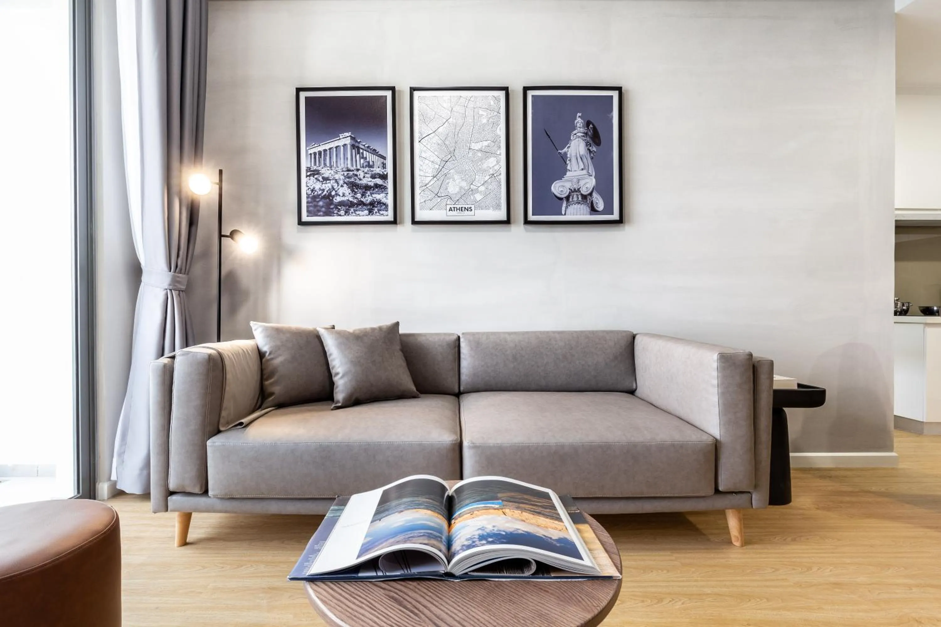 Living room in Blue Fingers Masteri An Phu