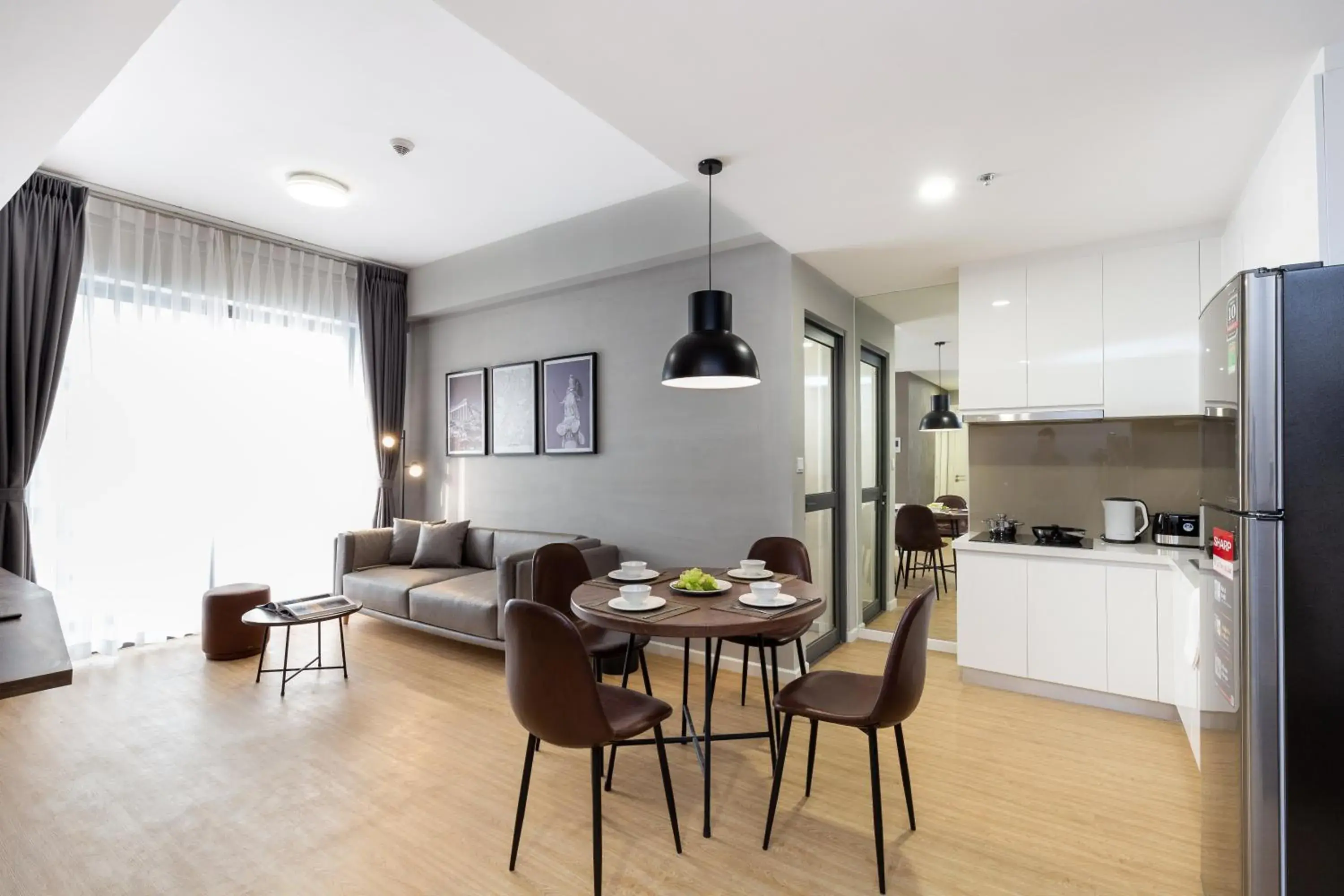Two-Bedroom Apartment in Blue Fingers Masteri An Phu Two-Bedroom Apartment in Blue Fingers Masteri An Phu