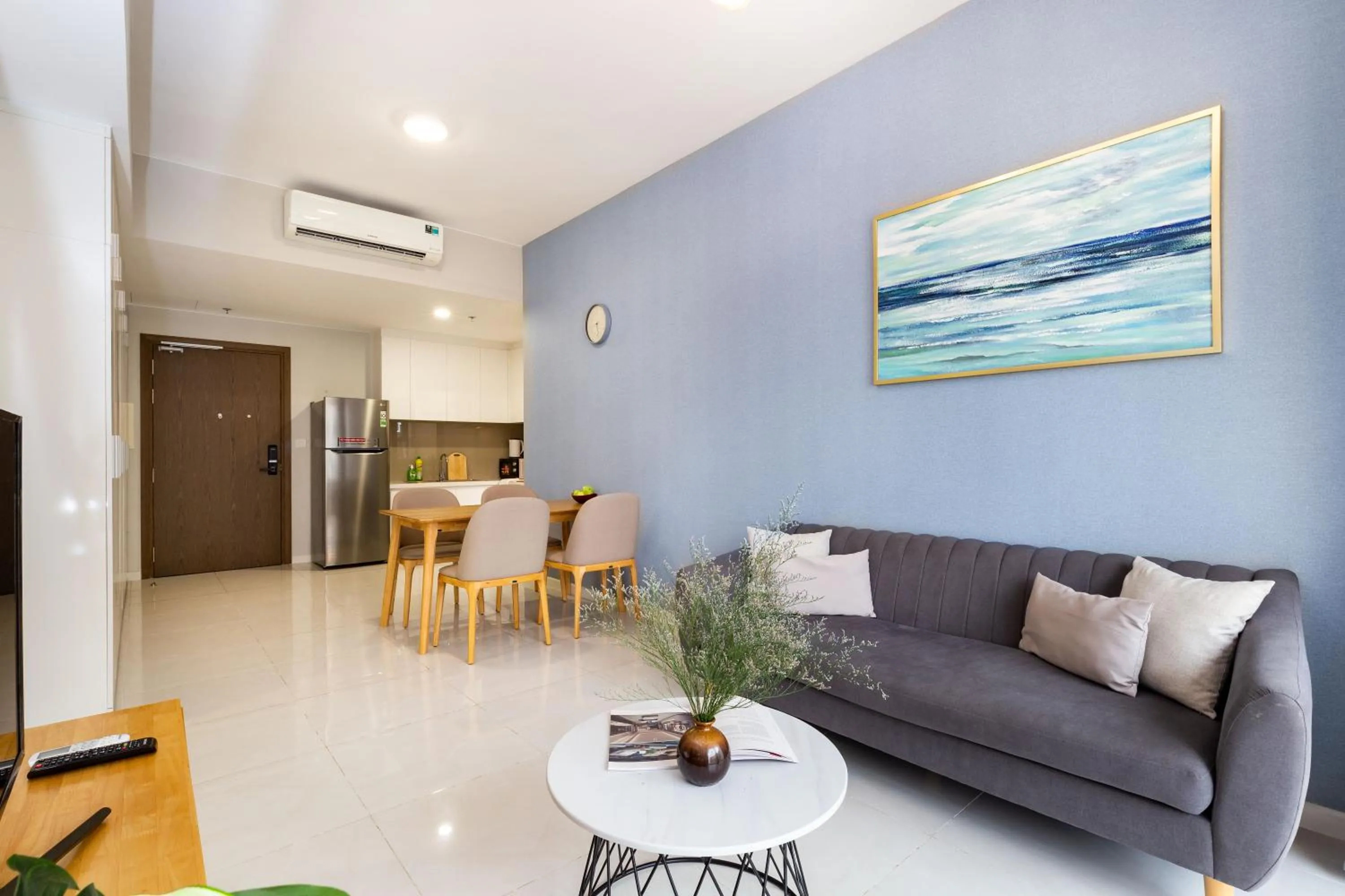 Living room in Blue Fingers Masteri An Phu