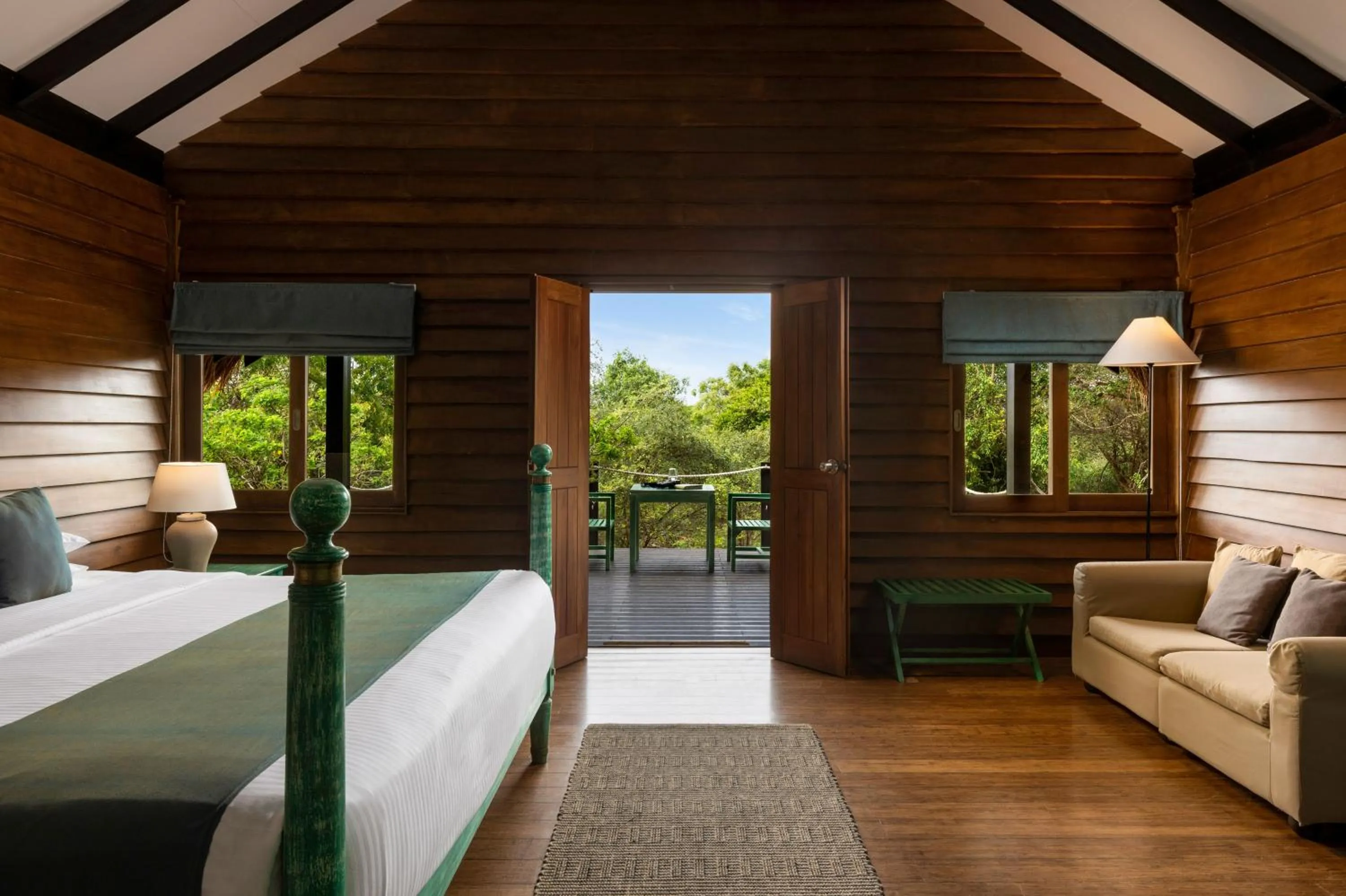 View (from property/room), Bed in Jetwing Yala