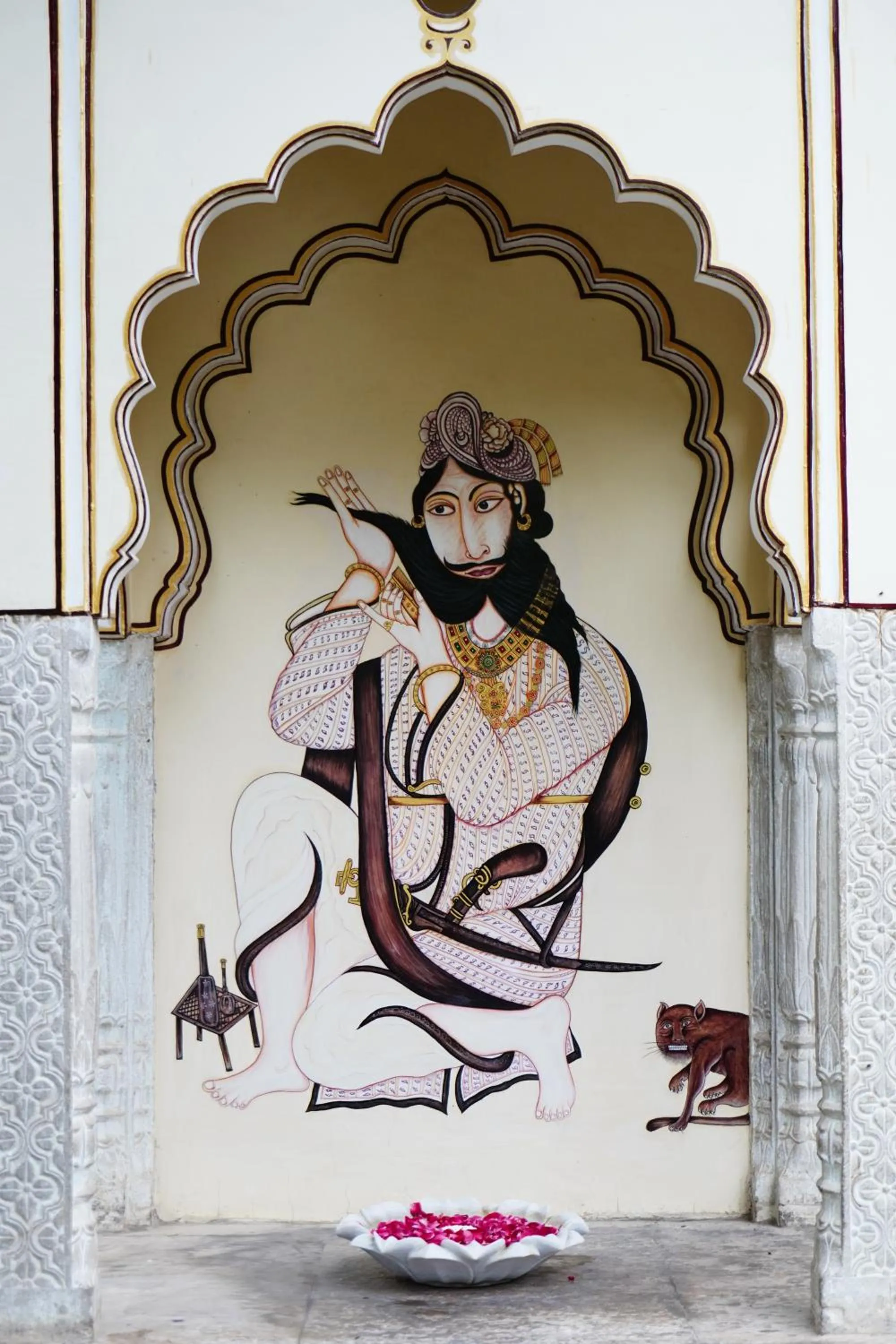 Decorative detail in Khandela Haveli - a Boutique Heritage Hotel