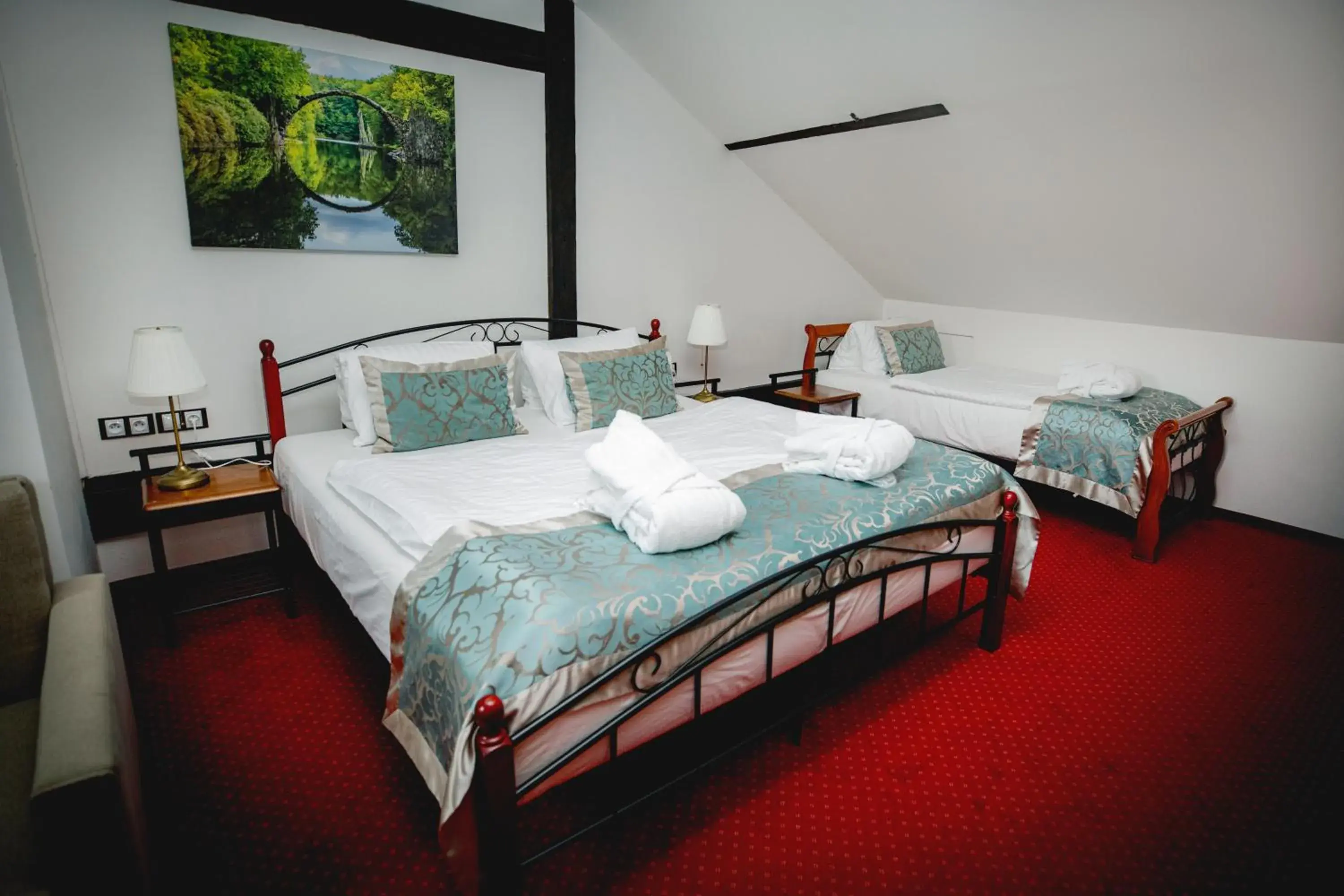 Double Room with Terrace - single occupancy in Zámek Wichterle - Hotel a pivní lázně Double Room with Terrace - single occupancy in Zámek Wichterle - Hotel a pivní lázně