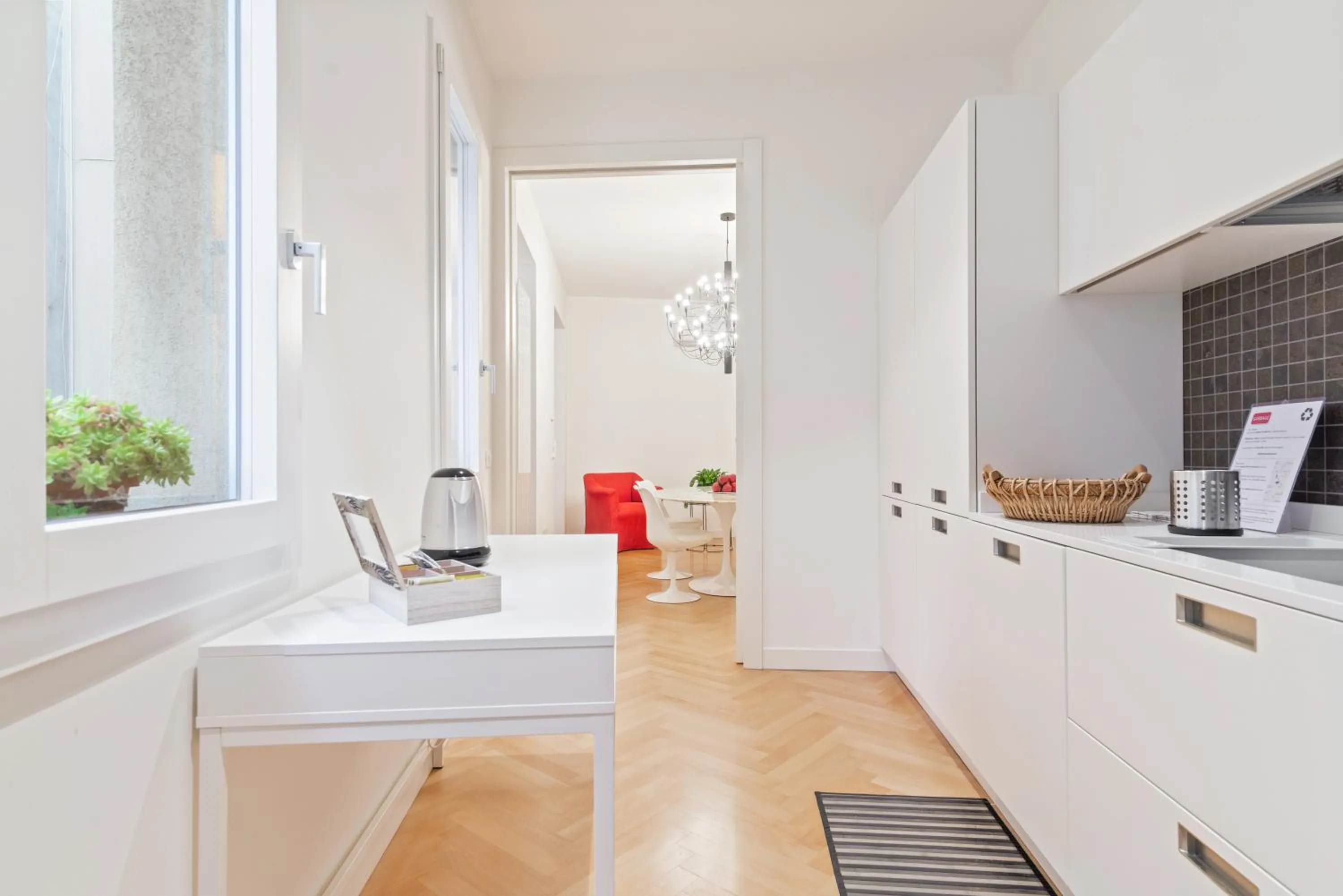 Kitchen or kitchenette in GuestHost - San Fermo Luxury Apartment