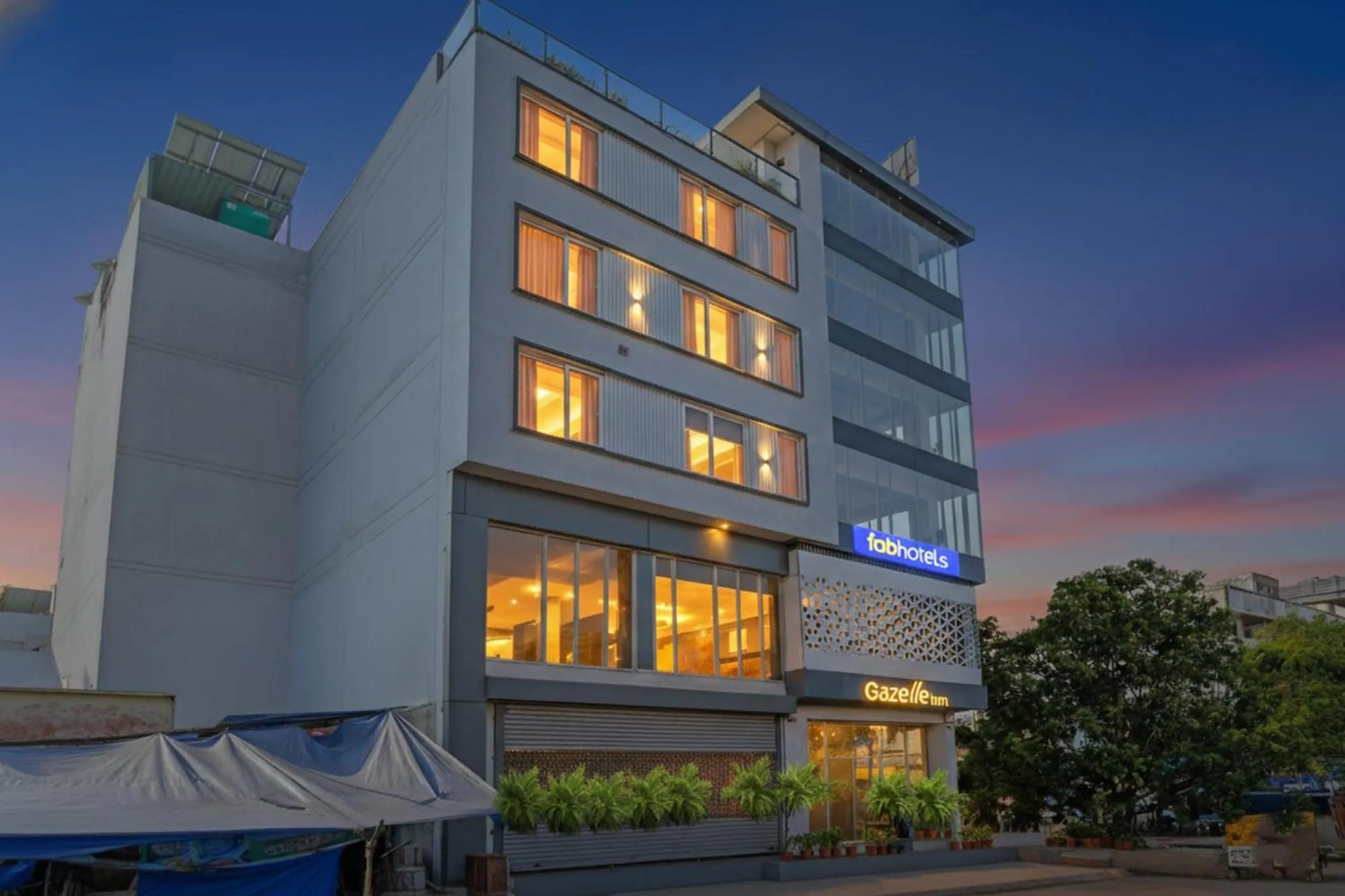 Property building in FabHotel Gazelle Inn