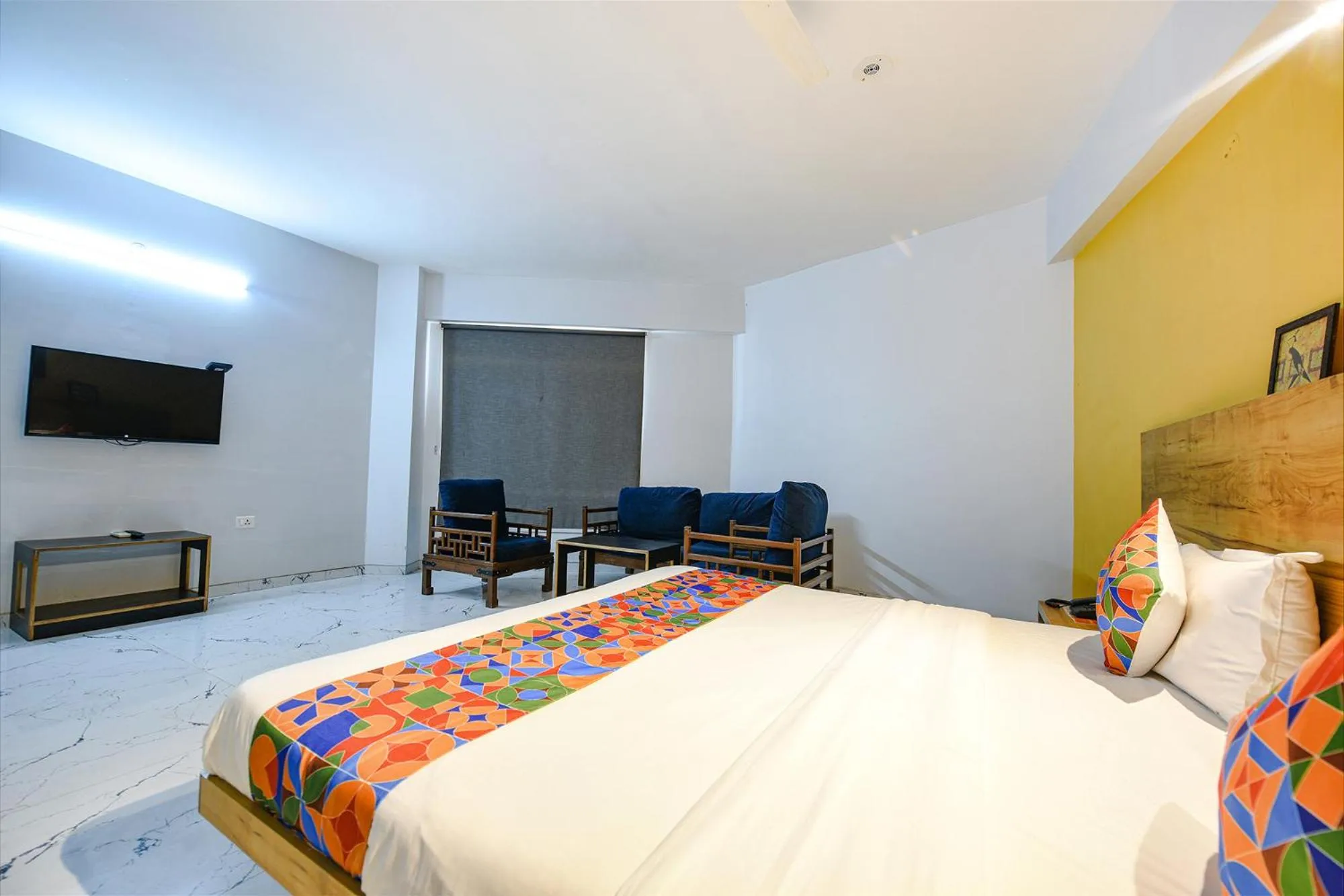 Bed in FabHotel Gazelle Inn