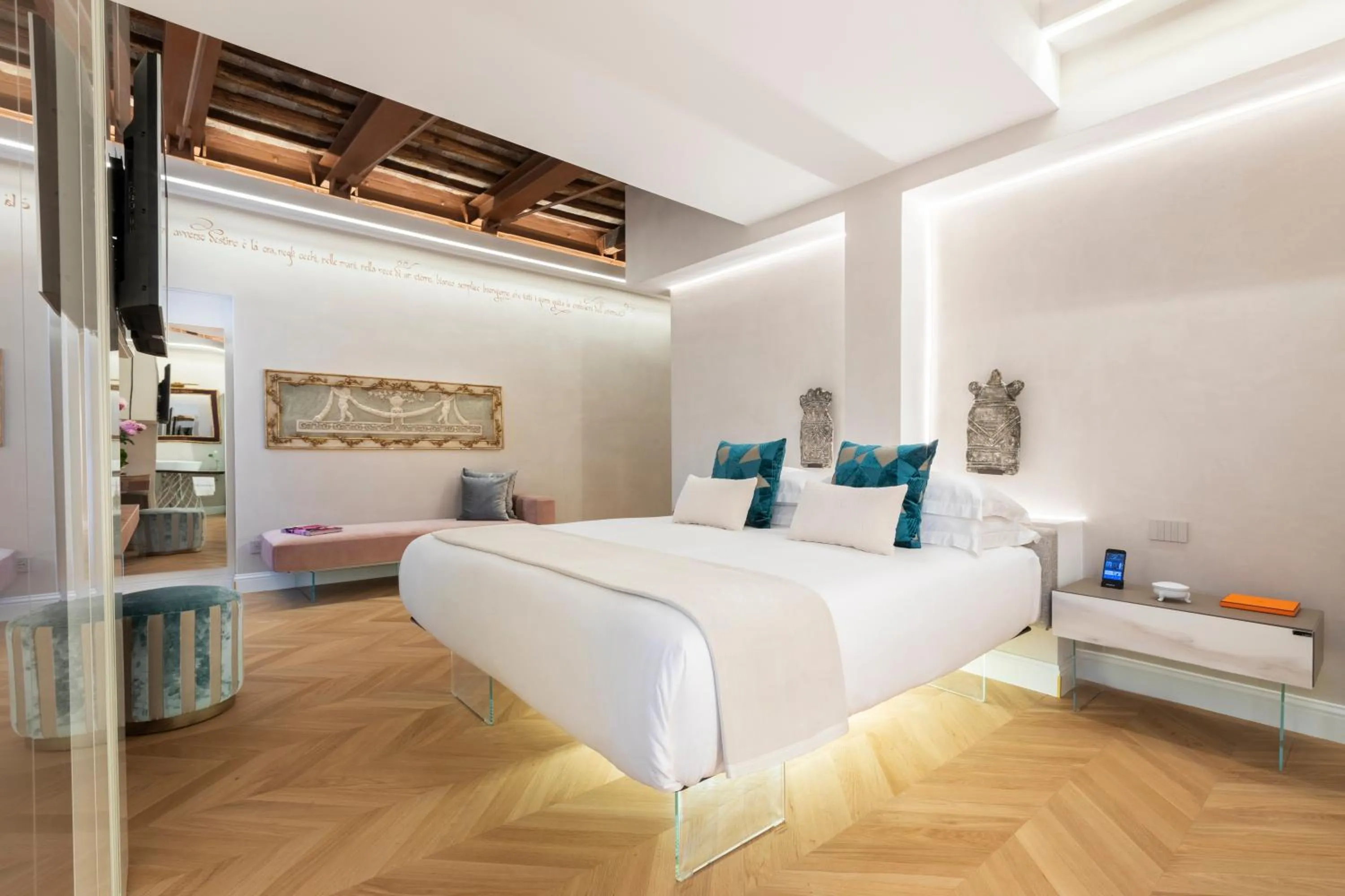 Bed in Poēsis Experience Hotel