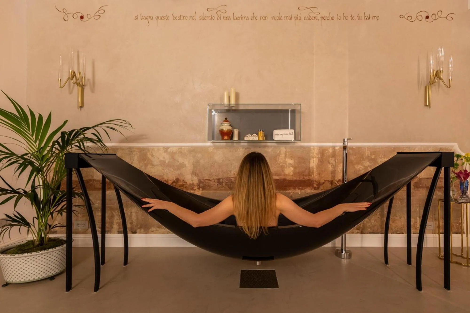 Decorative detail in Poēsis Experience Hotel