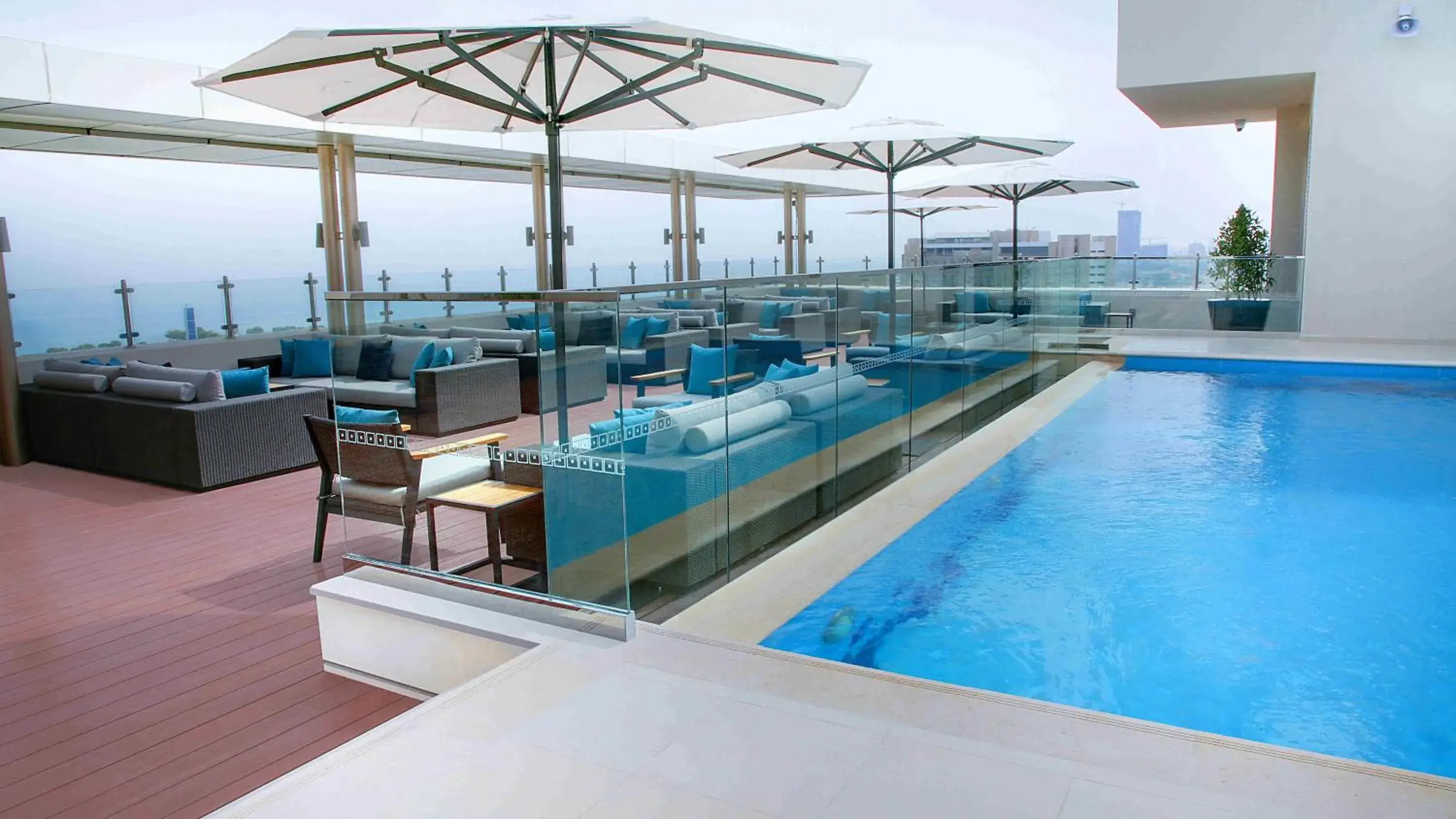 Pool view in Centro Corniche Al Khobar by Rotana Pool view in Centro Corniche Al Khobar by Rotana