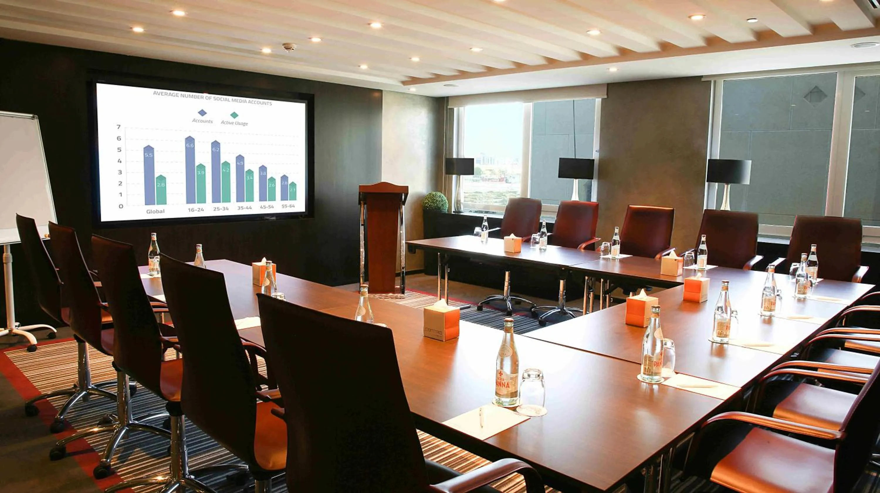 Meeting/conference room in Centro Corniche Al Khobar by Rotana