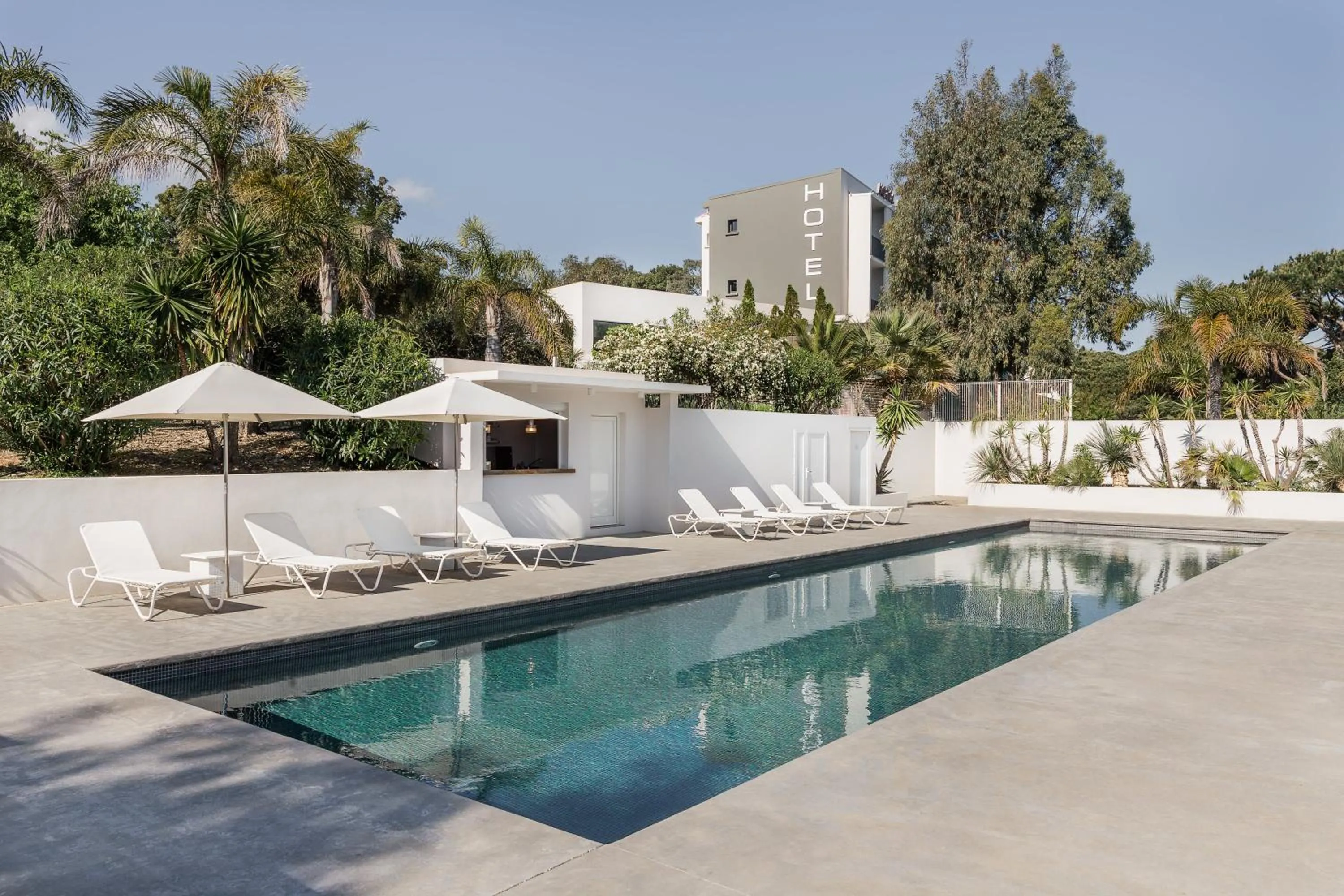 Pool view in Grand Hotel Du Golfe - Spa & Restaurant