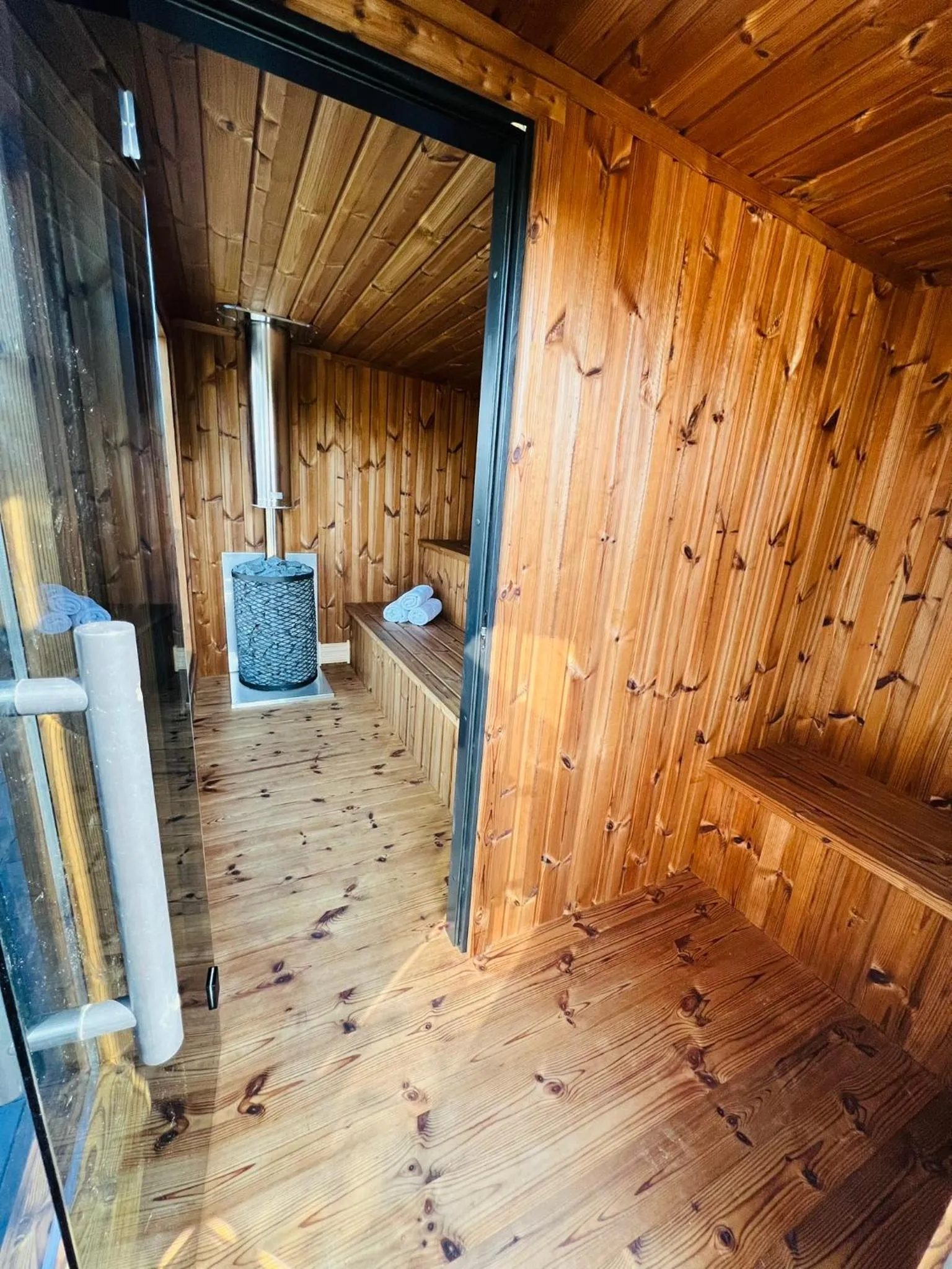 Sauna in Old Tree Villa & Restaurant