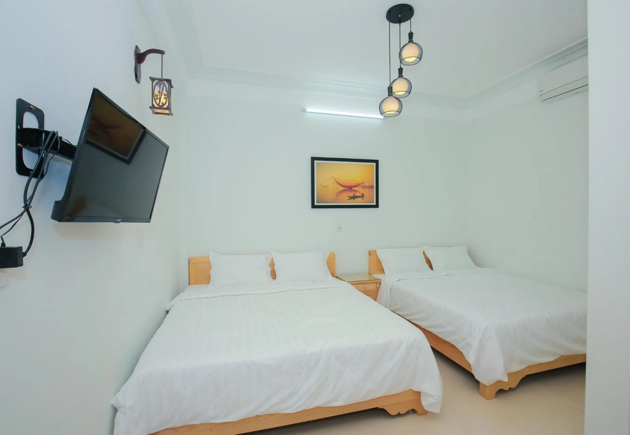 Bed in Vân Mây Homestay Hội An