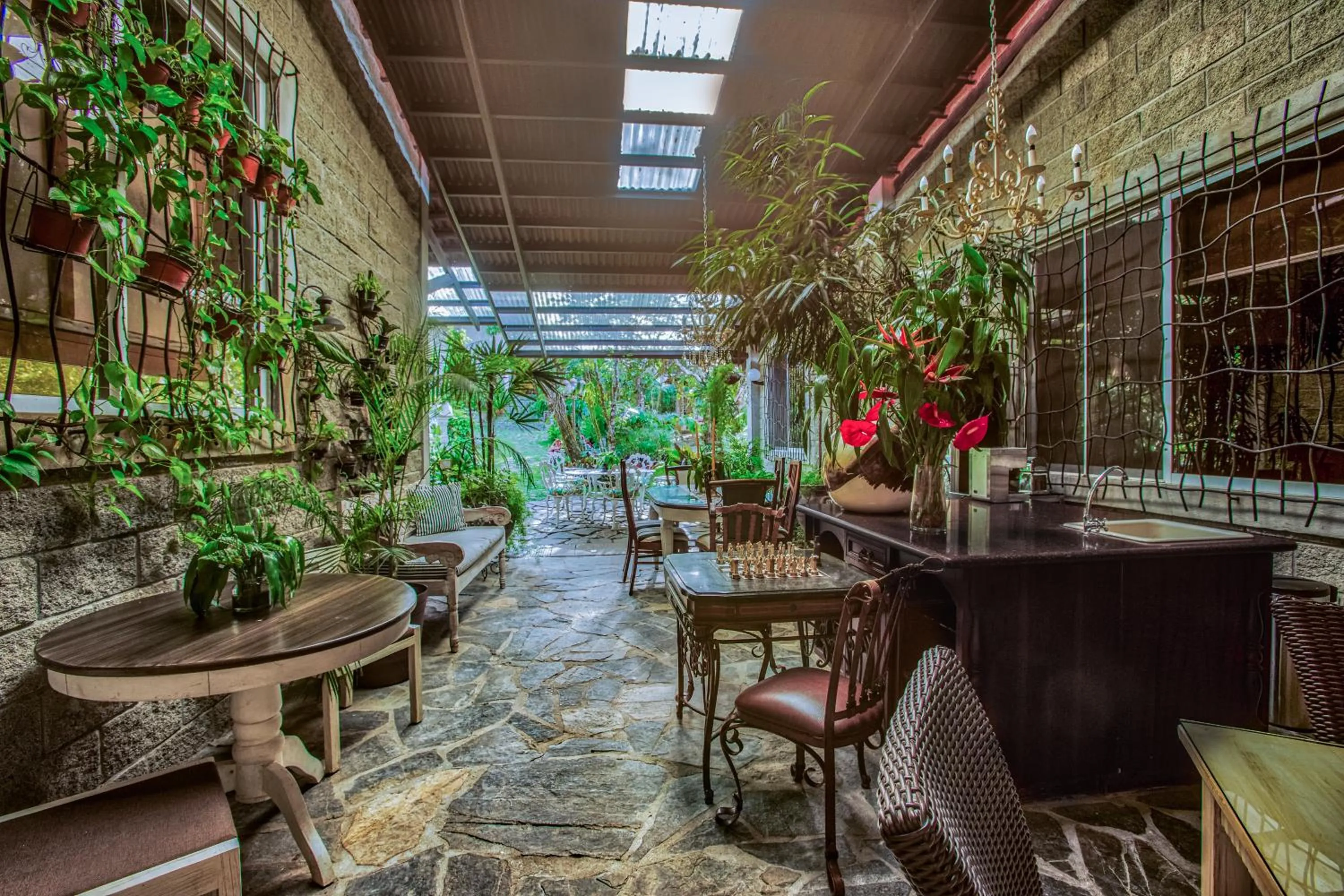 Seating area in Casa Madre Tierra