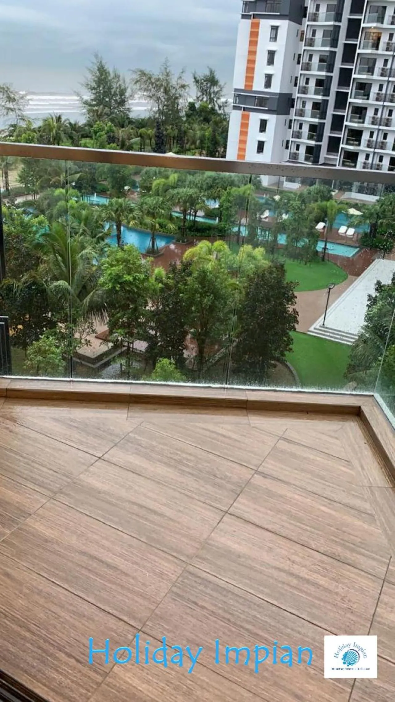 Balcony/Terrace in Timurbay Seafront Residence & Suites