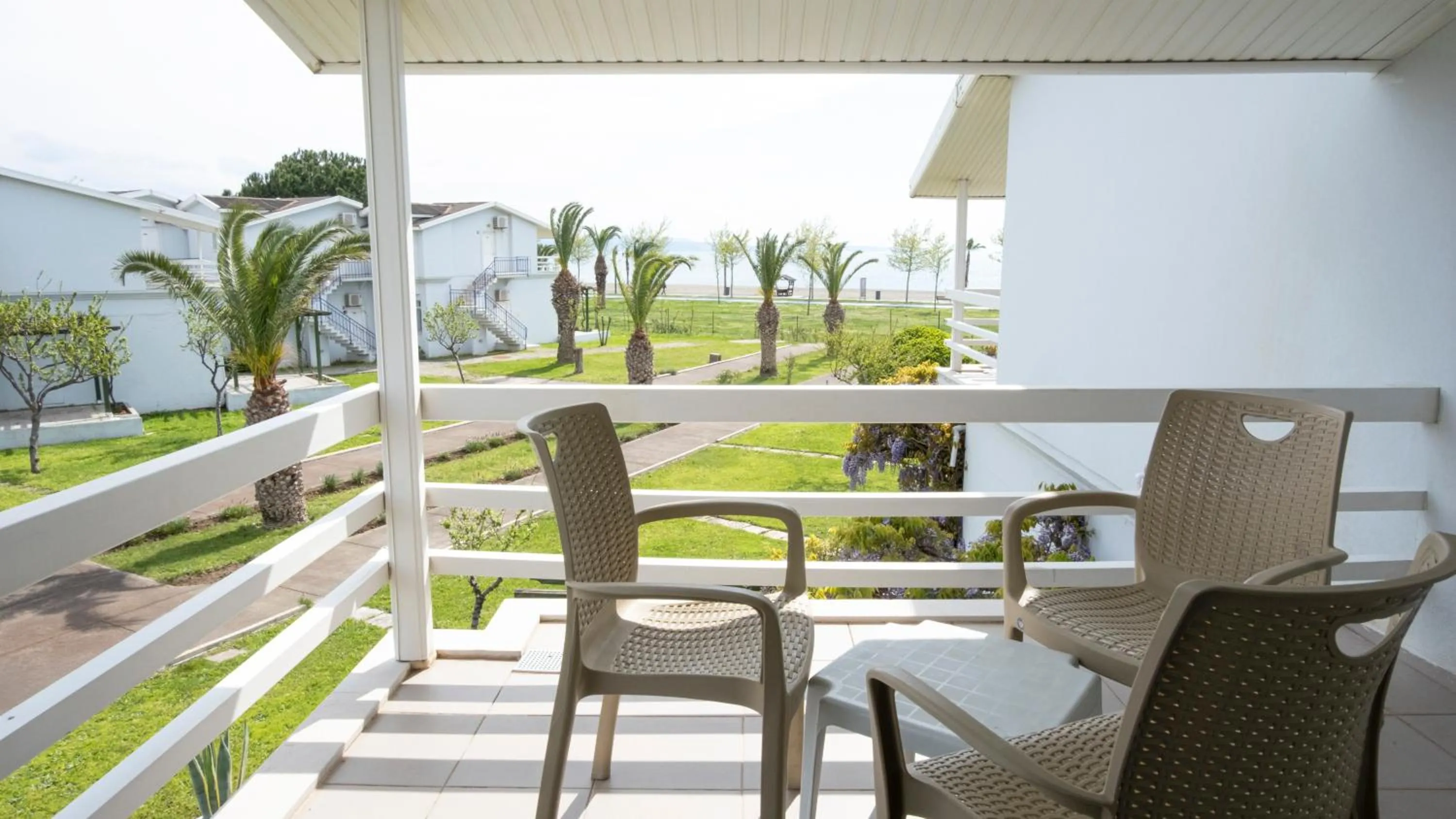 Balcony/Terrace in Afytos Akcay Tatil Koyu