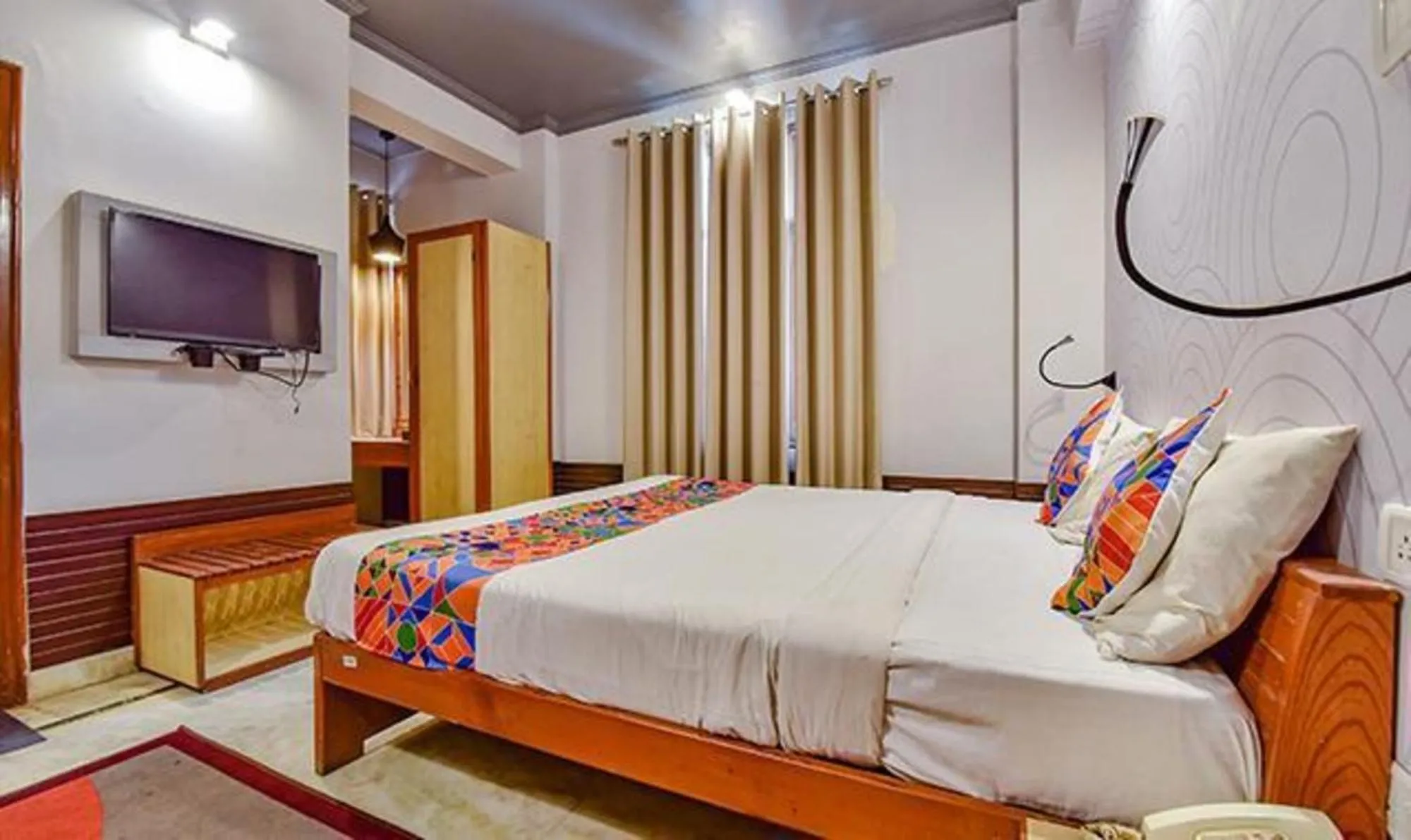 Bed in FabExpress Shekhawati Palace