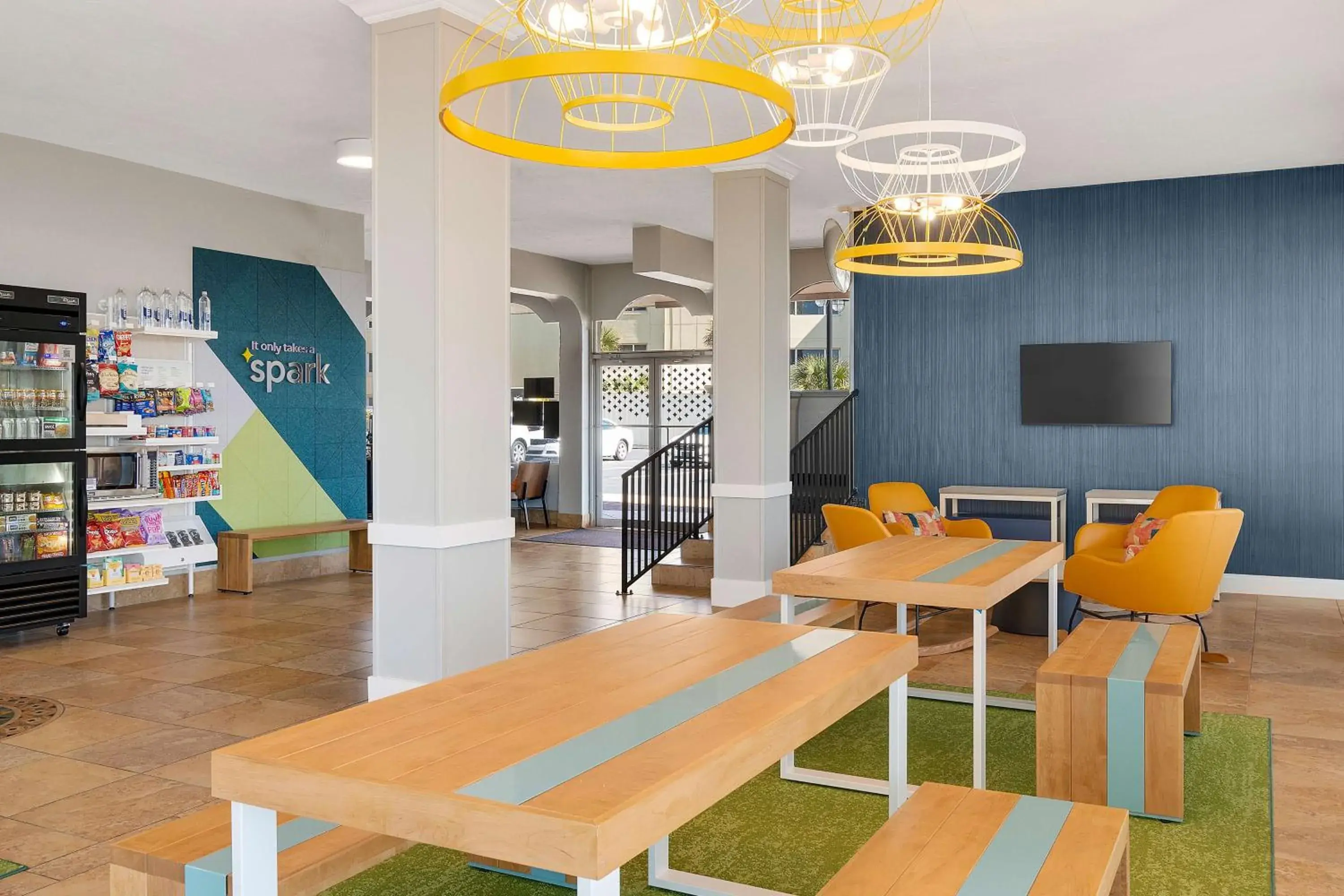 Lobby or reception in Spark by Hilton Ormond Beach Oceanfront Lobby or reception in Spark by Hilton Ormond Beach Oceanfront