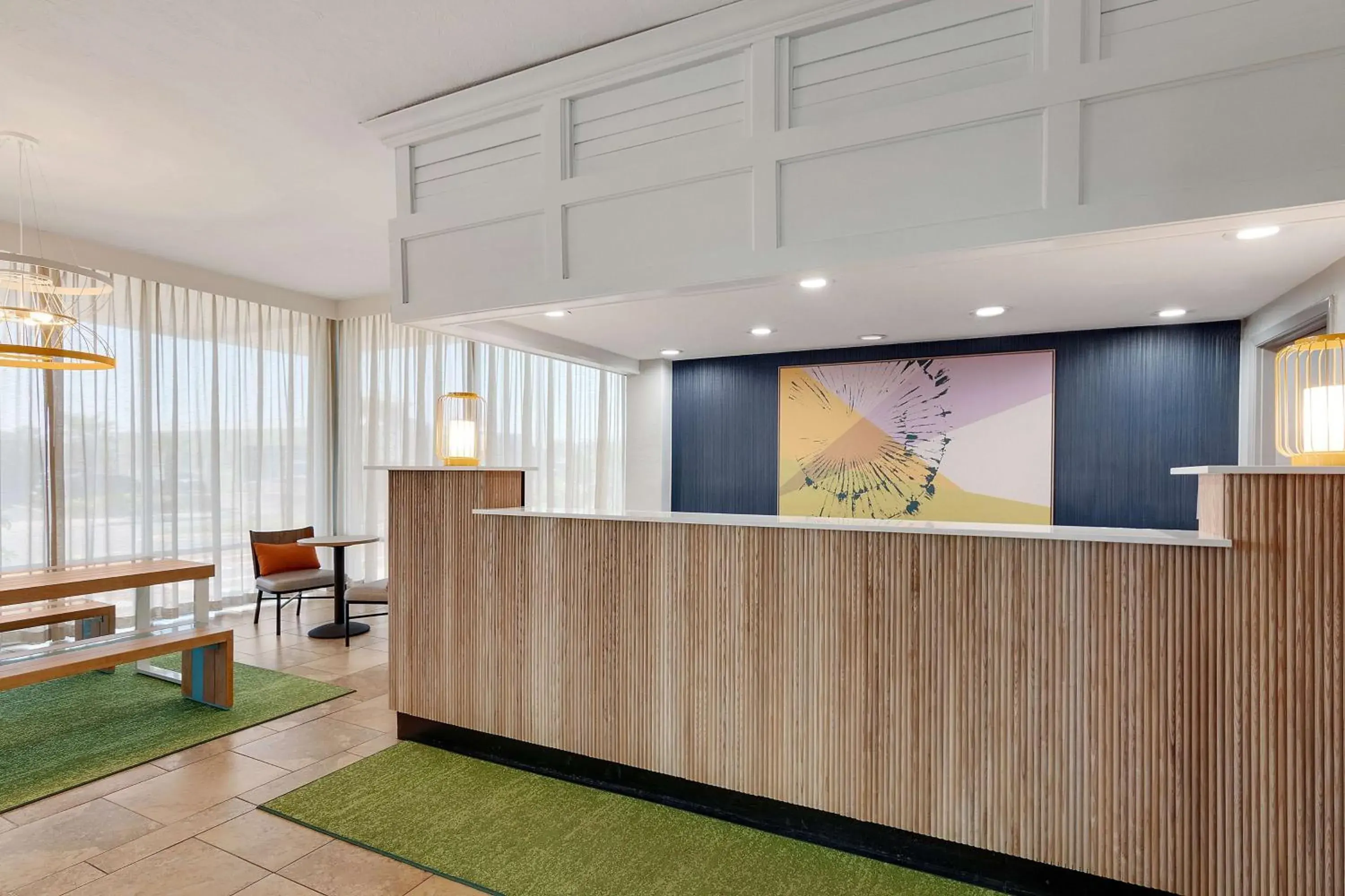 Lobby or reception in Spark by Hilton Ormond Beach Oceanfront Lobby or reception in Spark by Hilton Ormond Beach Oceanfront