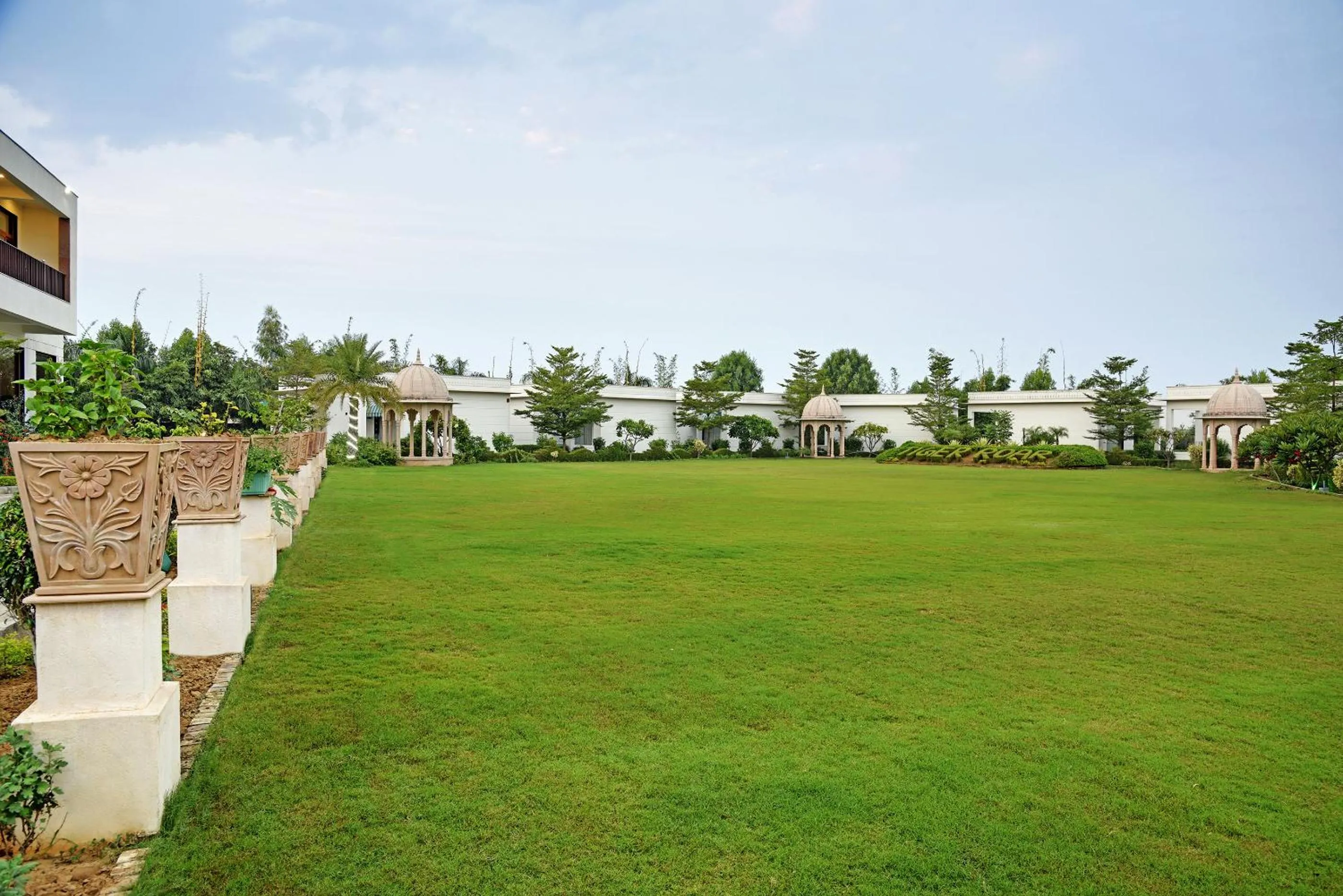 Garden in Clarks Safari Ranthambore