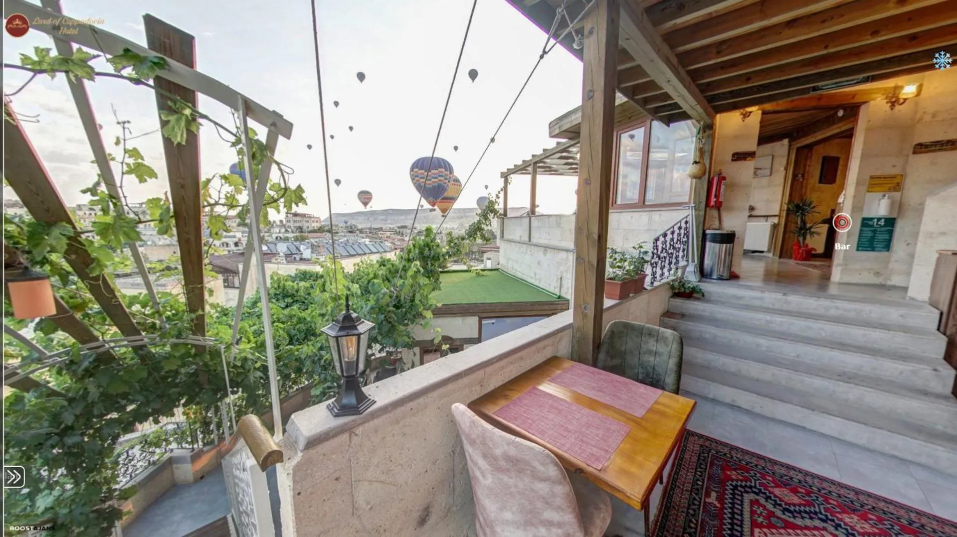 Restaurant/places to eat in Lord of Cappadocia Hotel