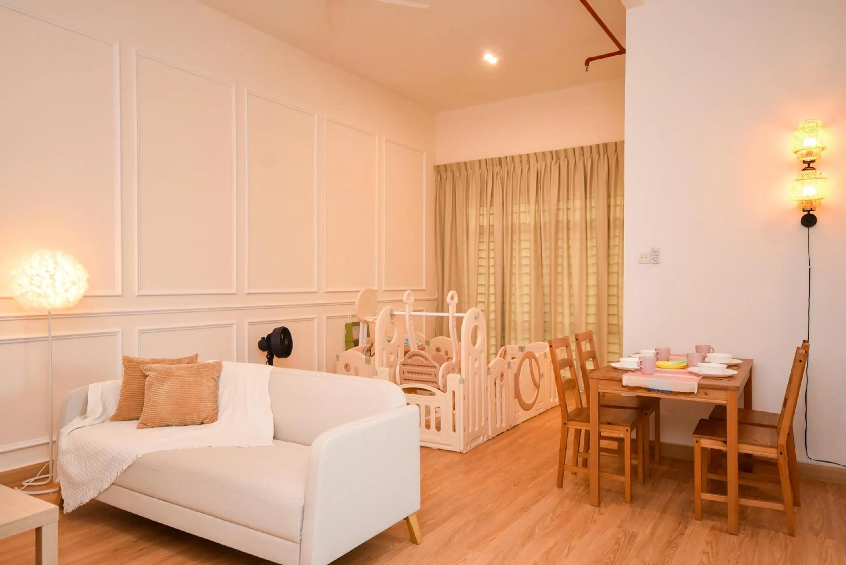 Bed in Manhattan Theme Suite by Nest Home at Austin Heights