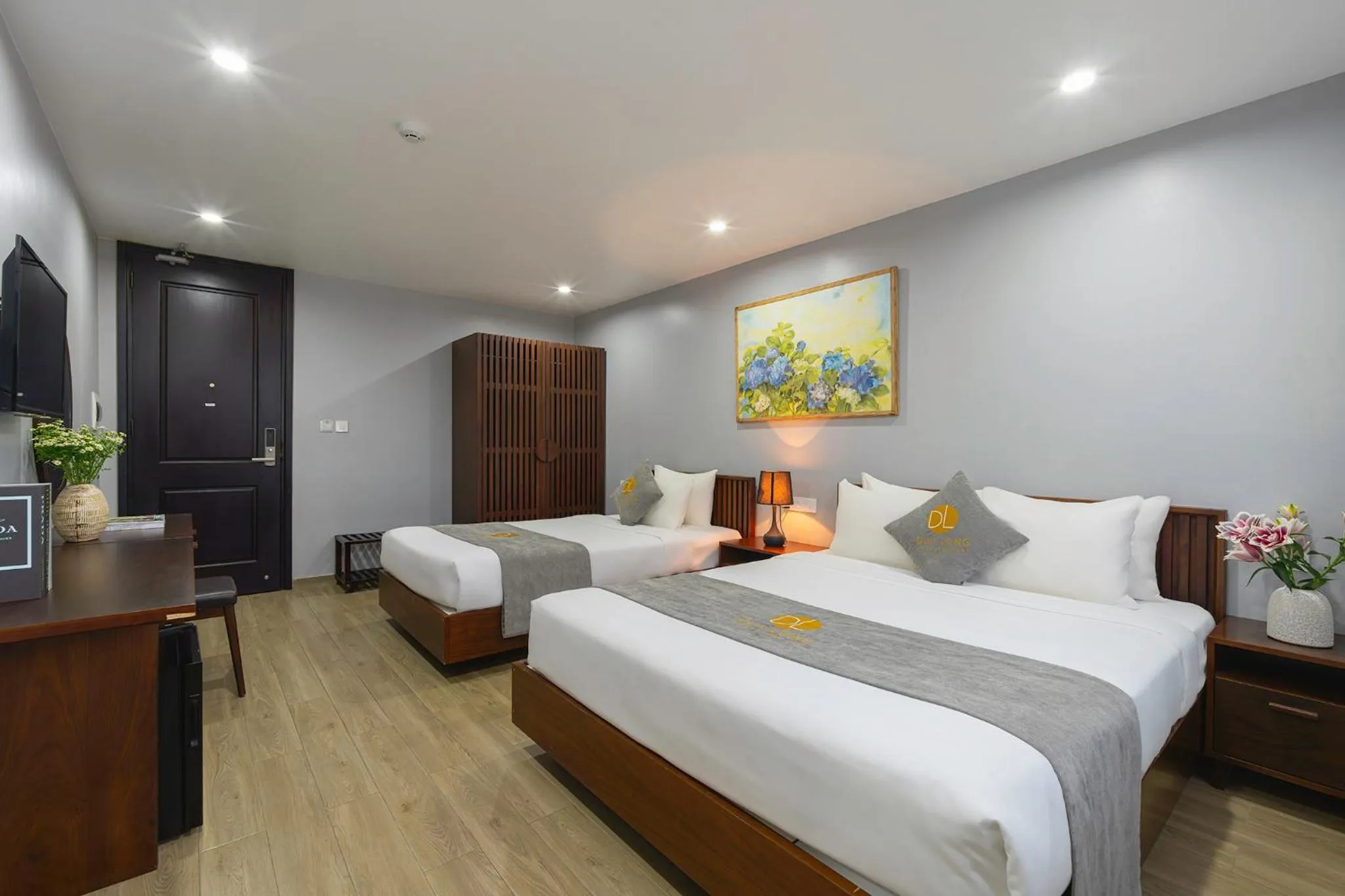 Bed in Duy Long Hotel