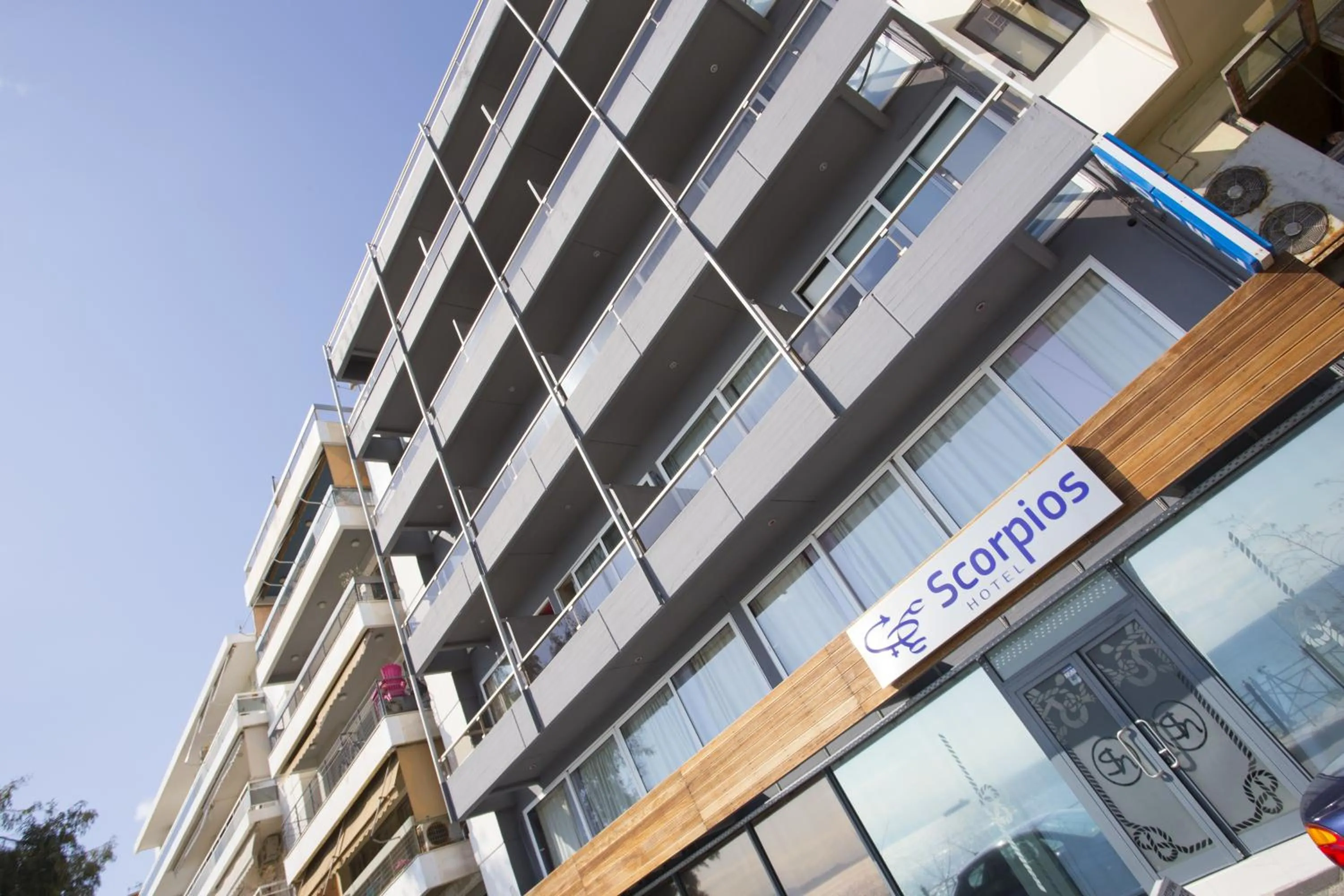 Property building in Scorpios Sea Side Hotel
